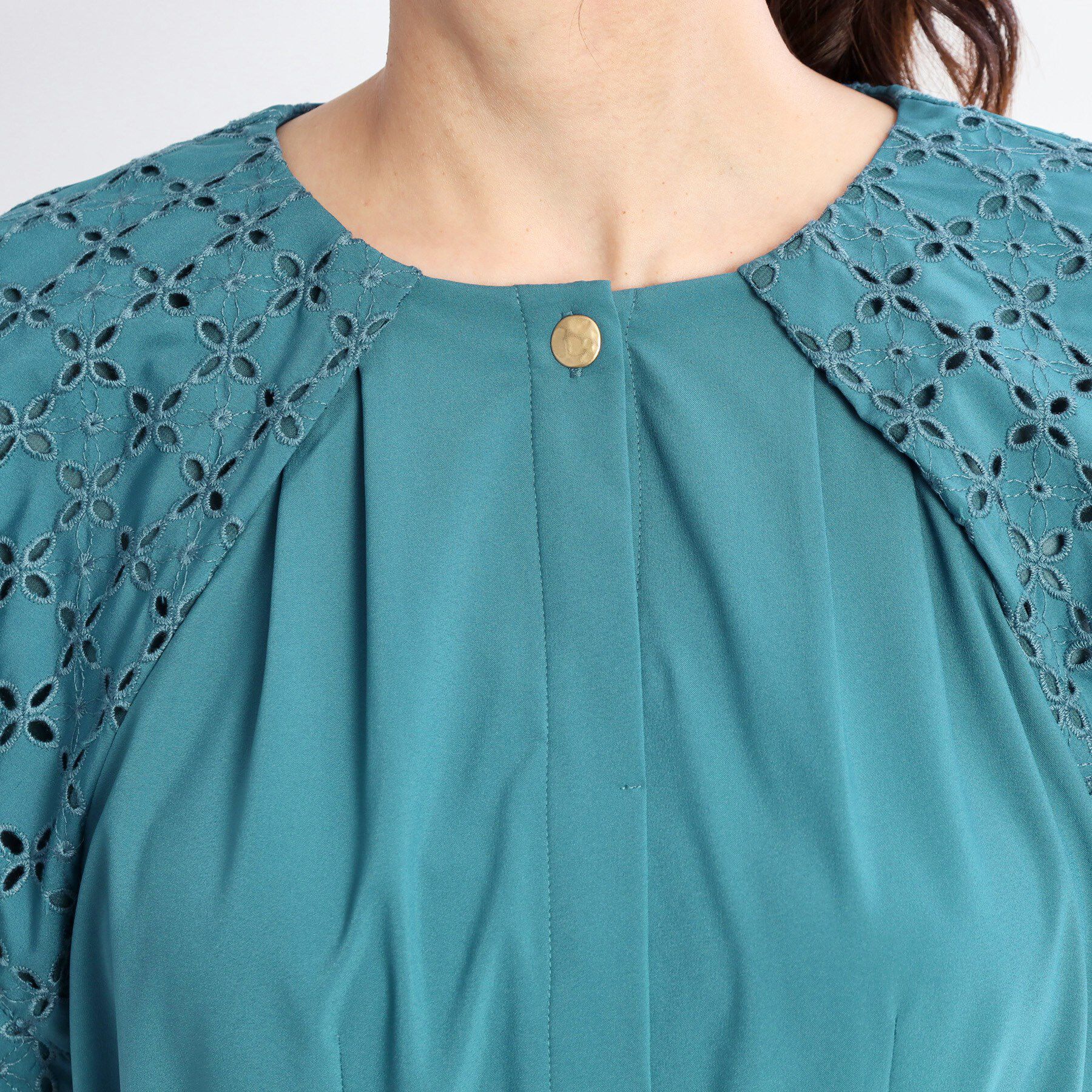 Reflect「カットワークレーススリーブワンピース」|ワンピース|