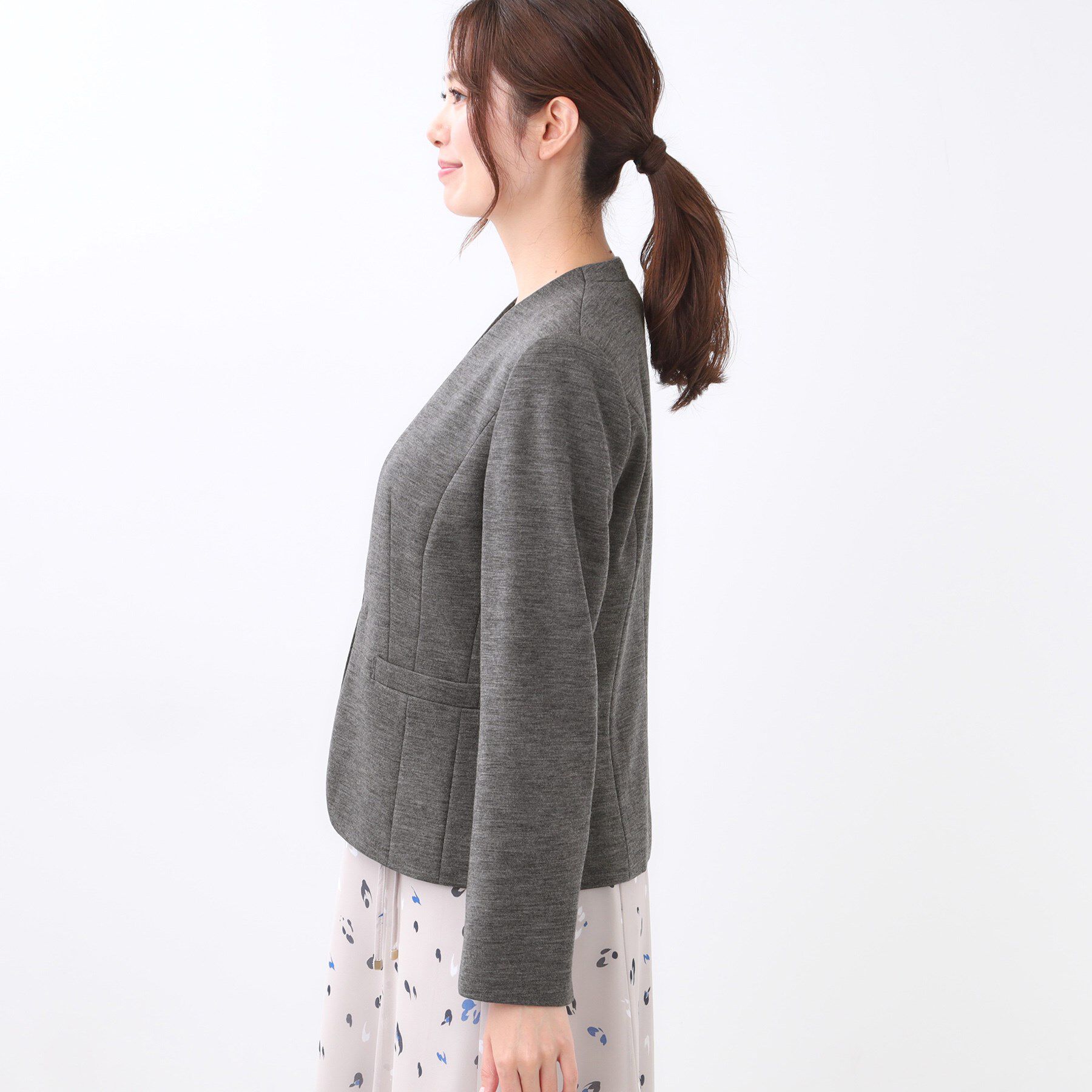 Reflect「【匠シリーズ／すっきり見え／セットアップ可】匠ジャケット／ノーカラー」|ノーカラージャケット|