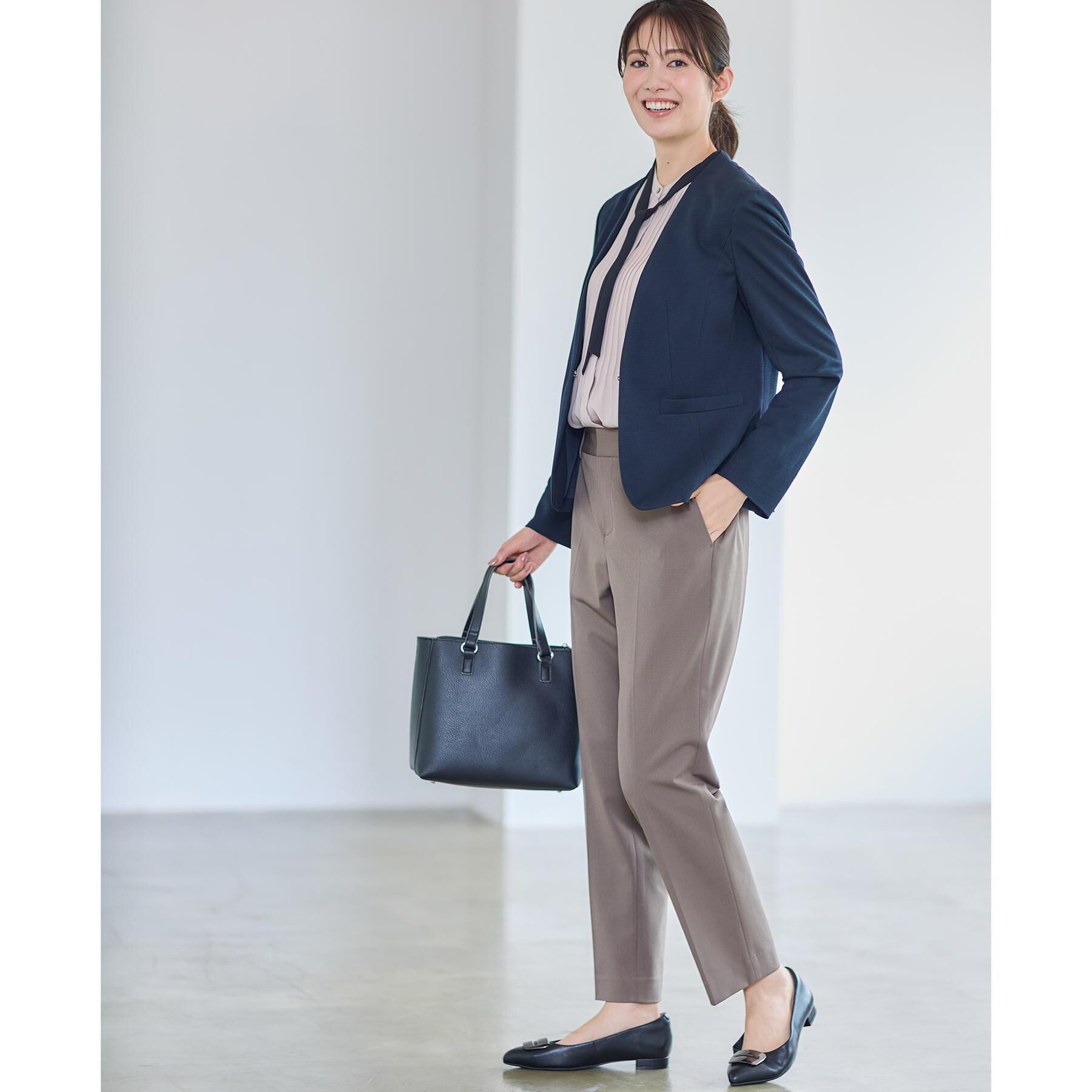 Reflect「【匠シリーズ／すっきり見え／セットアップ可】匠ジャケット／ノーカラー」|ノーカラージャケット|