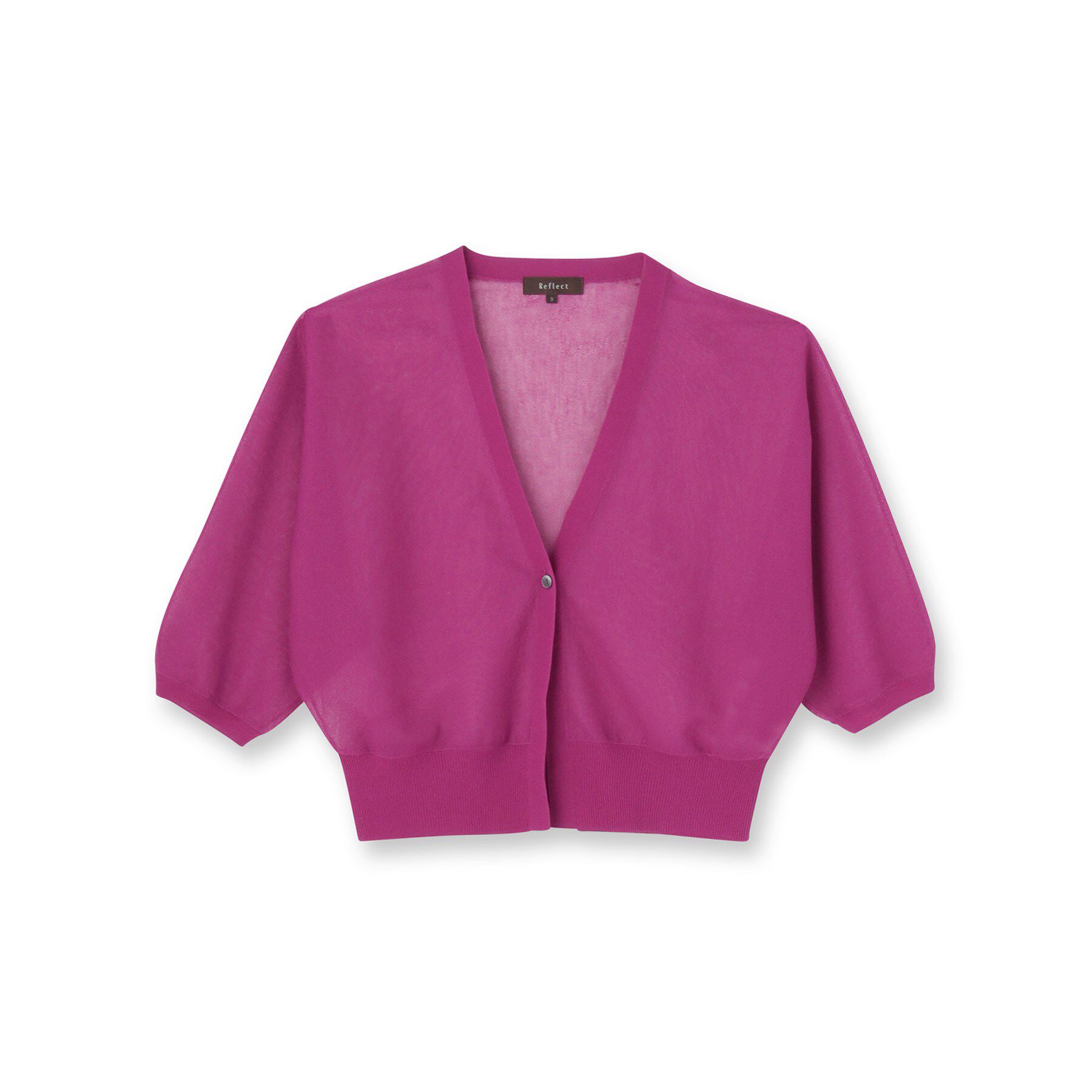 Reflect「【手洗い可】ボレロ風シアーカーディガン」|カーディガン|