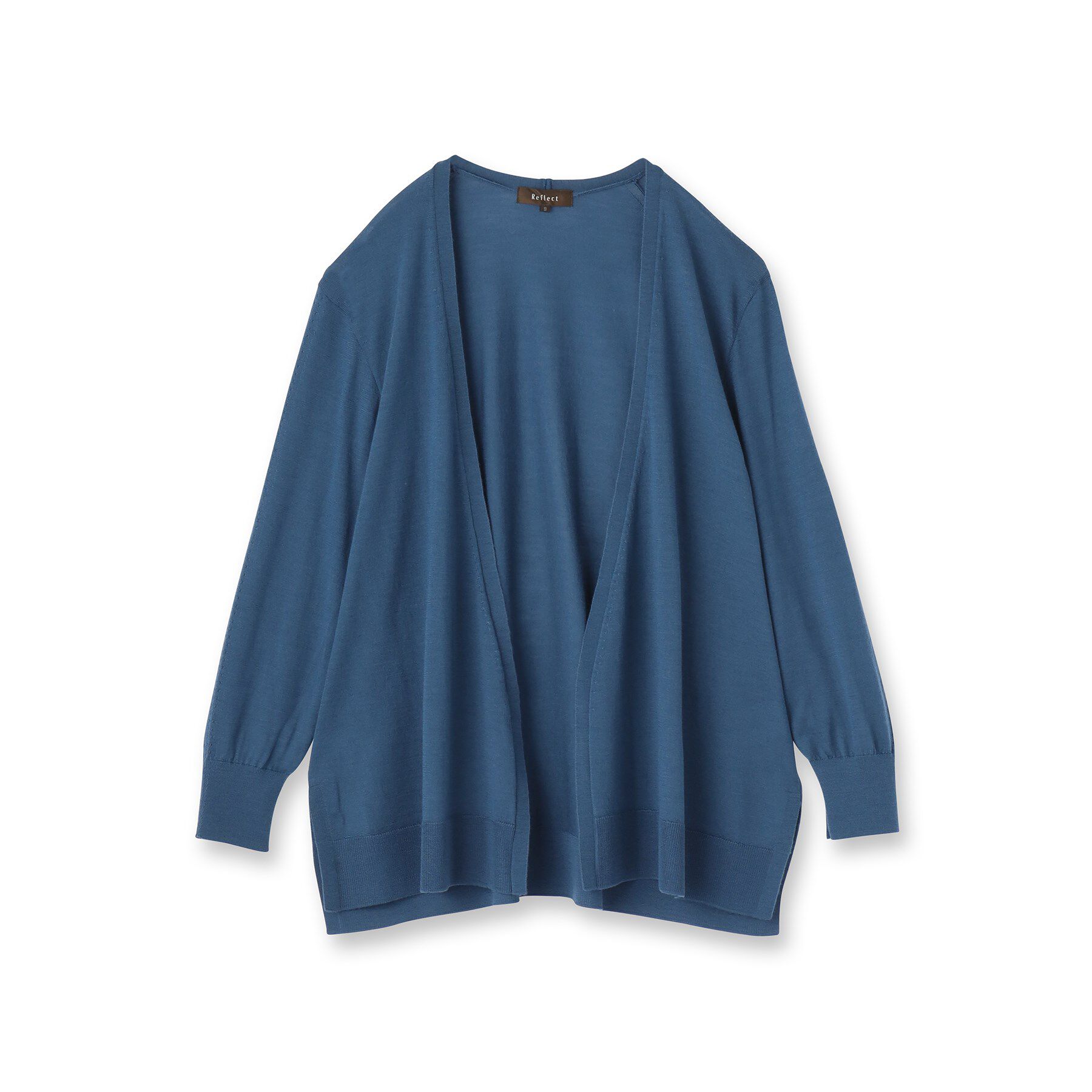 Reflect「【ちくちくしない／アンサンブル可／通勤におすすめ◎】オフボディ着流しカーディガン」|カーディガン|