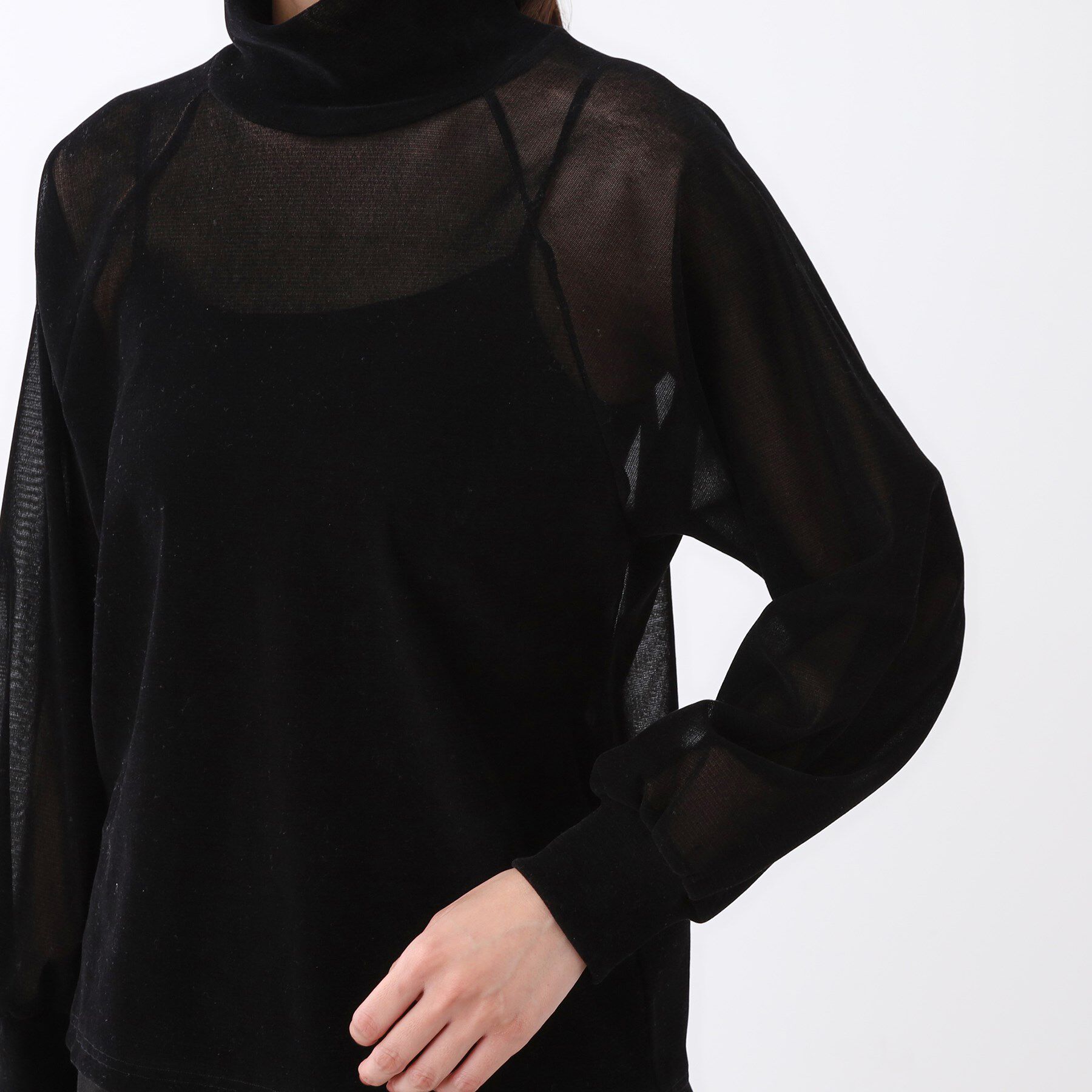 Reflect「【レイヤードスタイルのインナーに◎】タートル&times;ラグランスリーブプルオーバー」|Tシャツ・カットソー|