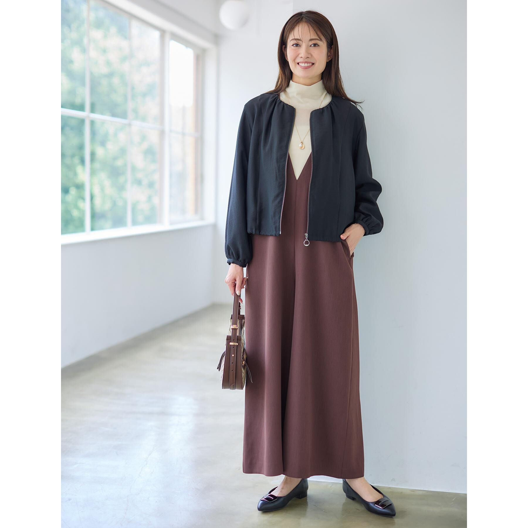 Reflect「【ライトアウター／ゆったり羽織れる／気軽な羽織りに◎】ライトブルゾン」|ブルゾン・スタジャン|