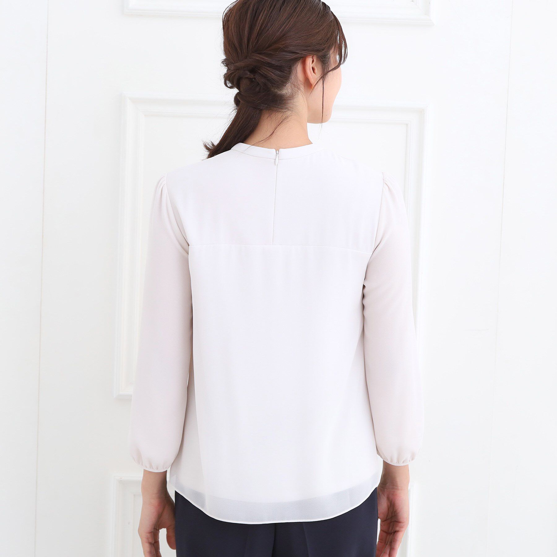 Reflect「【お仕事に◎】スタンドネックブラウス」|シャツ・ブラウス|