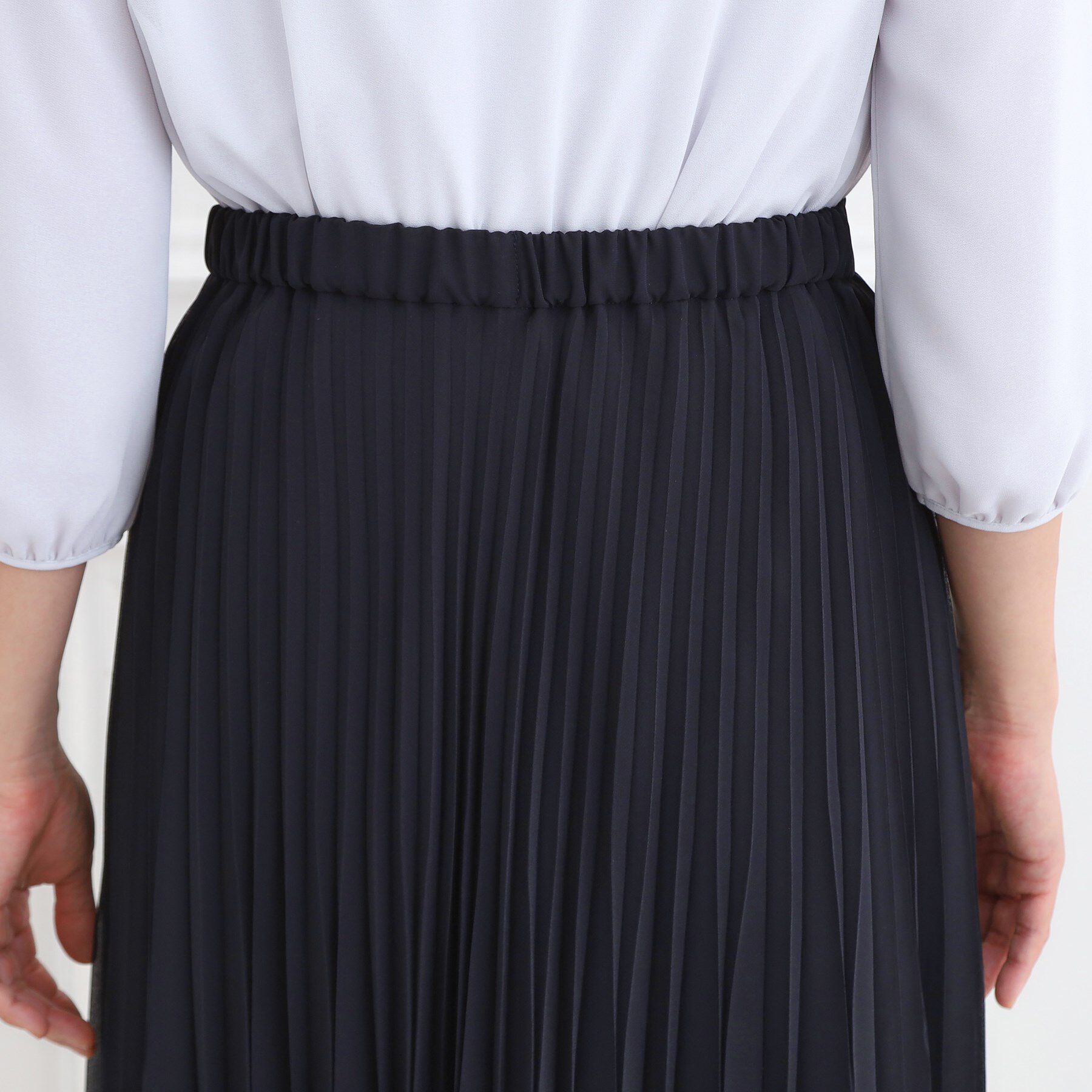 Reflect「【お仕事に◎】シフォンジョーゼットプリーツスカート」|スカート|