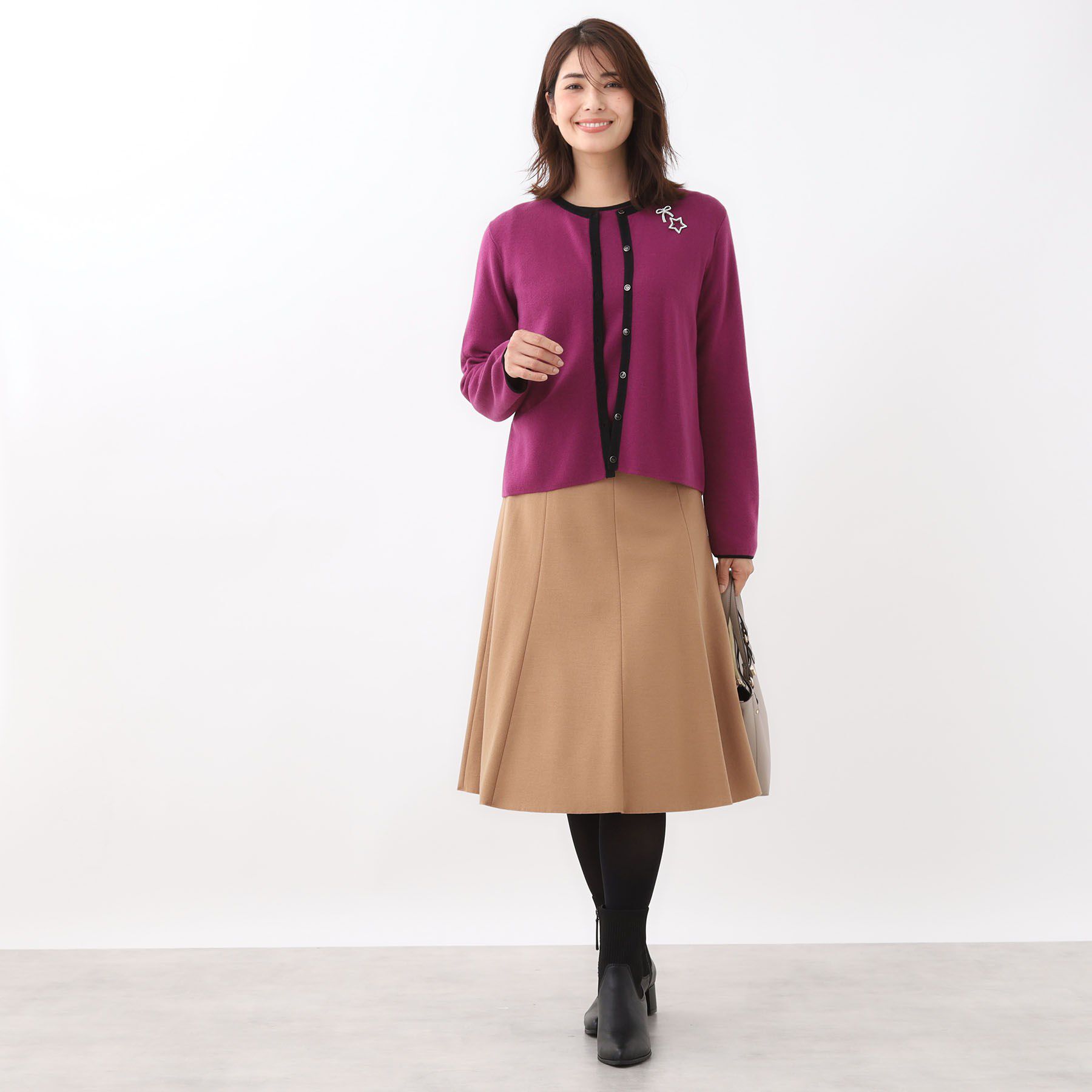 Reflect「【選べる5色◎】フレアフリュイドスカート」|スカート|