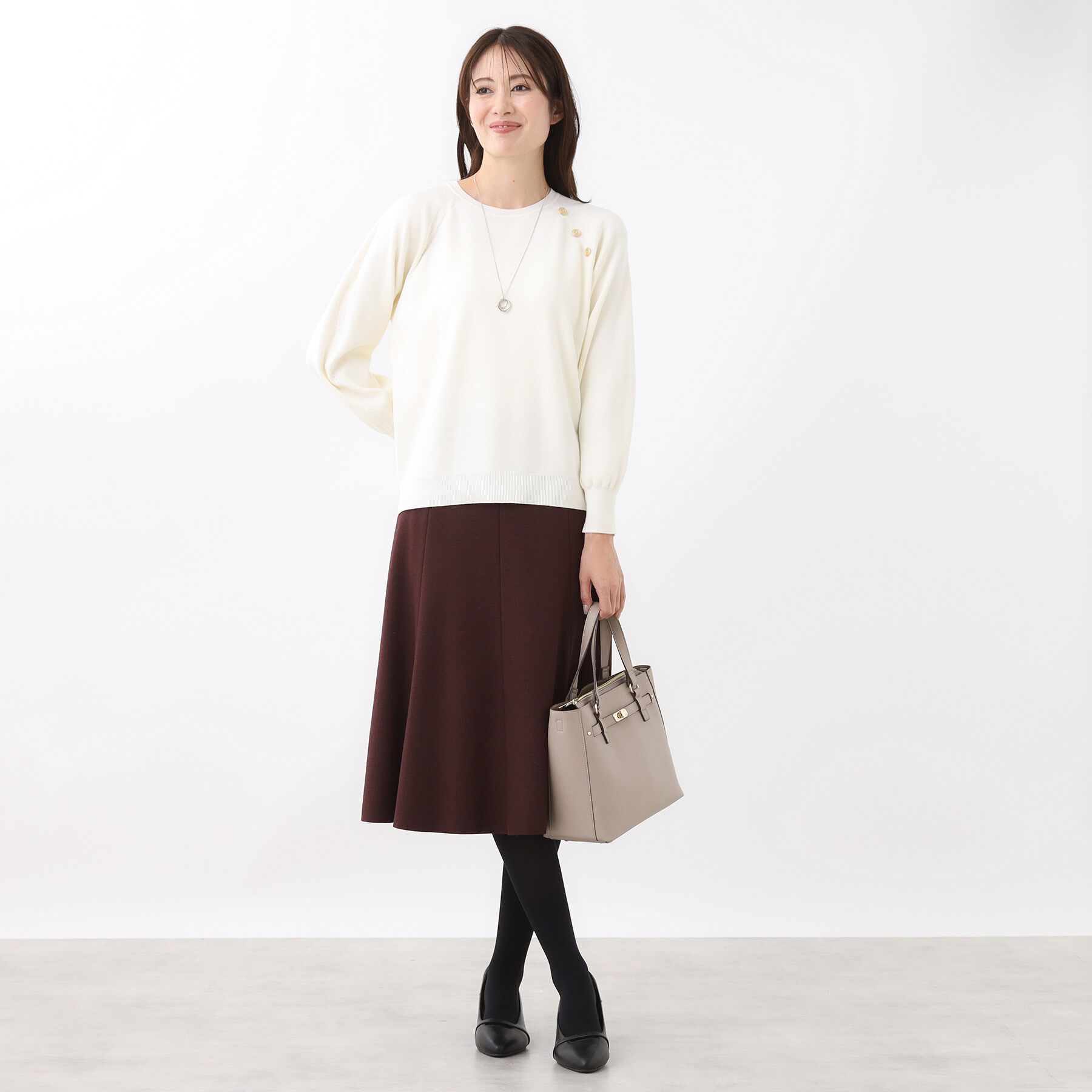 Reflect「【選べる5色◎】フレアフリュイドスカート」|スカート|