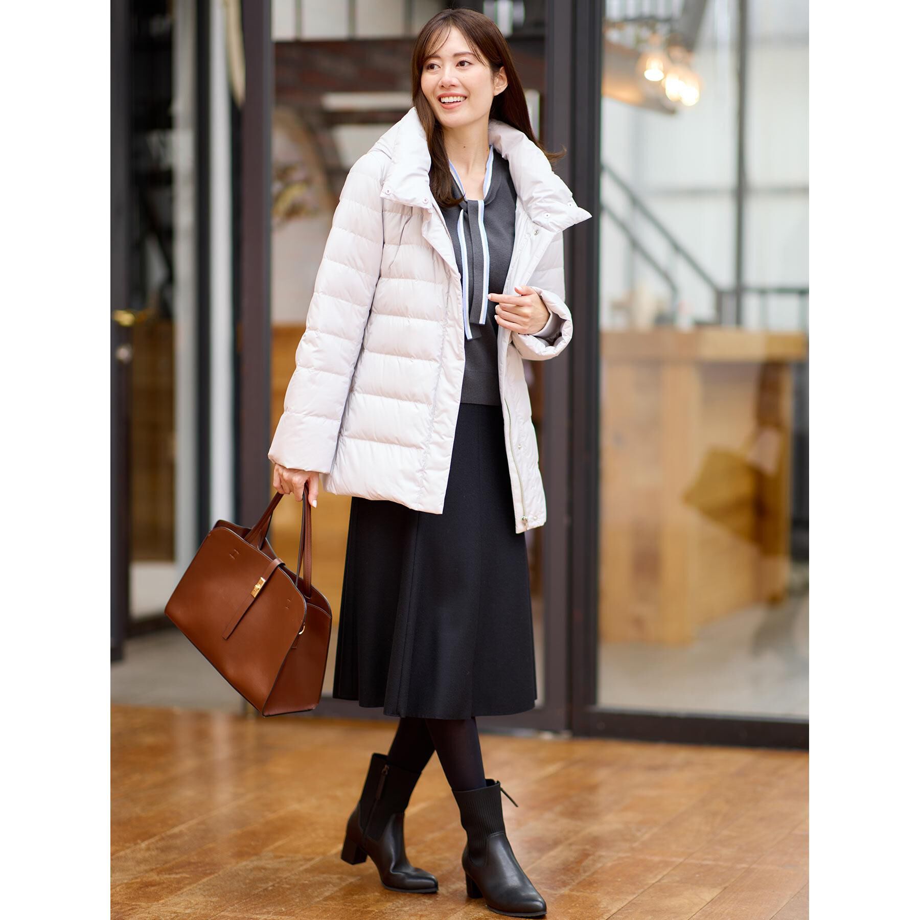 Reflect「【選べる5色◎】フレアフリュイドスカート」|スカート|