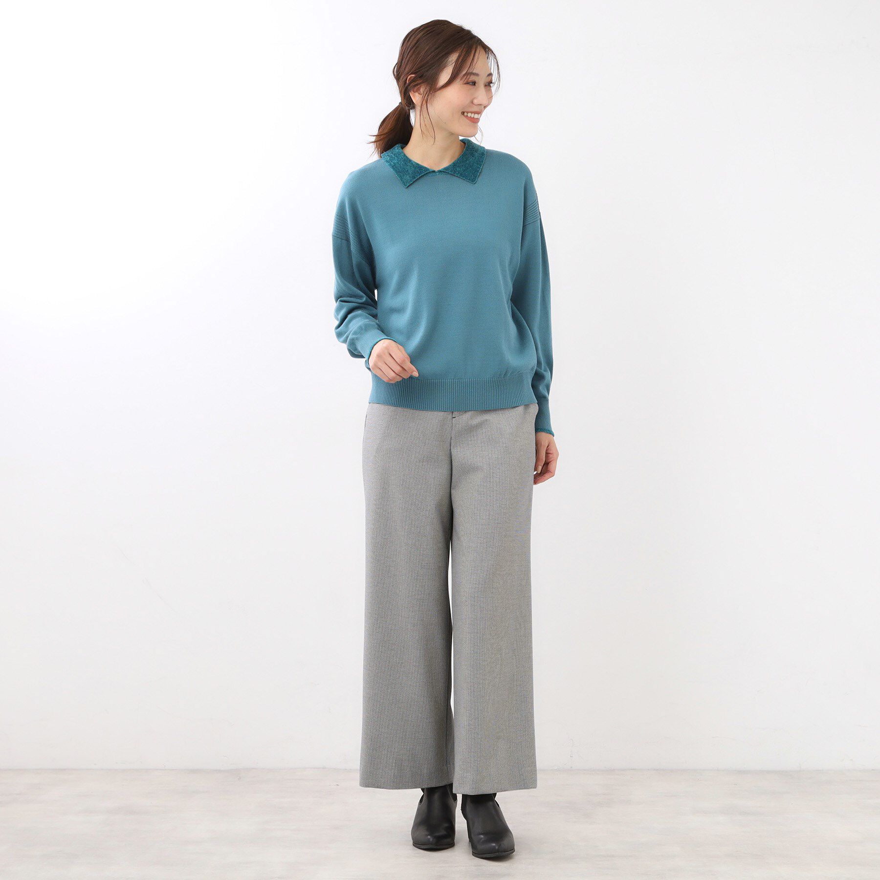 Reflect「【裏起毛／ゆったりシルエット】ストレートワイドパンツ」|その他|