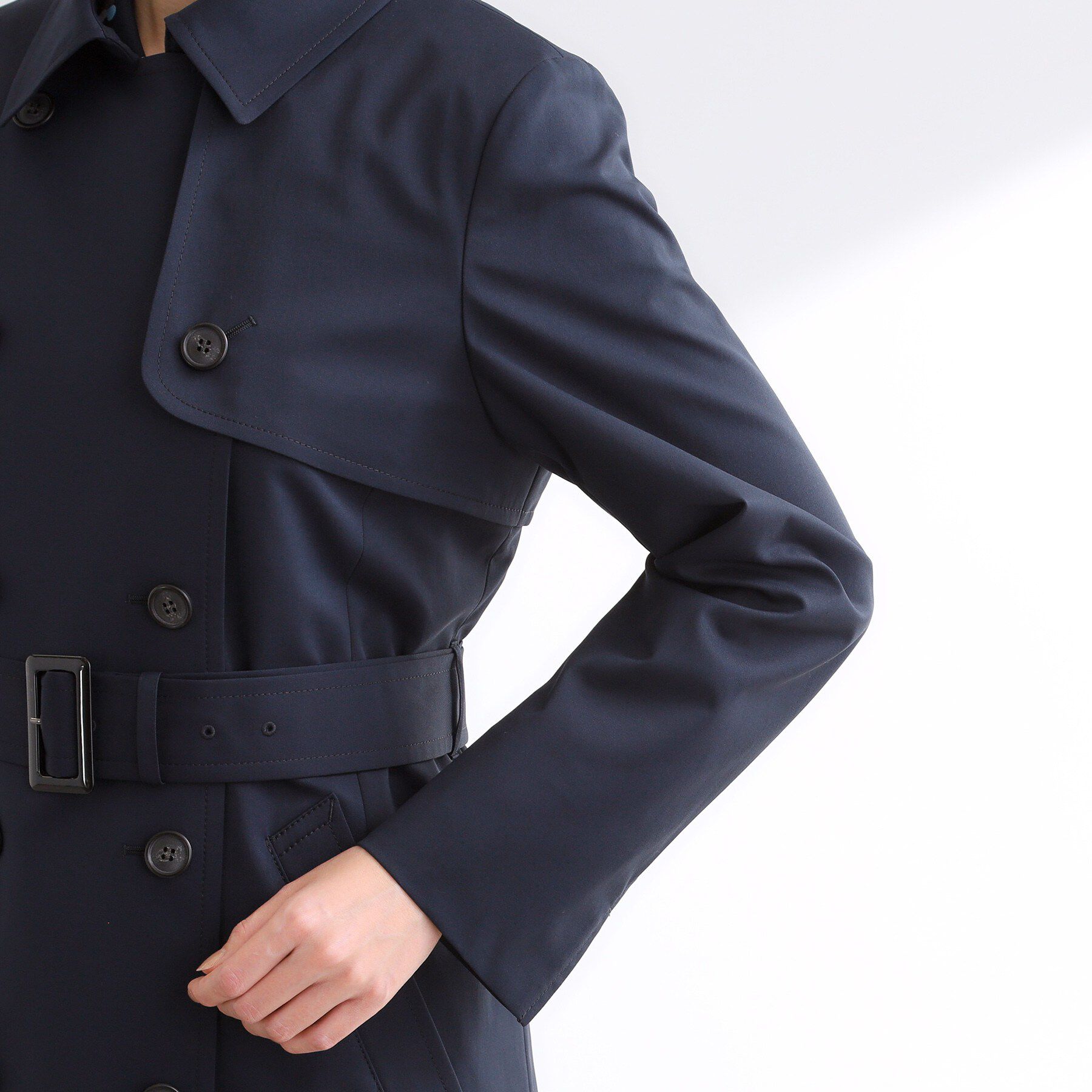 Reflect「【通勤／ライナー取り外し可】中綿ライナー付トレンチコート」|トレンチコート|