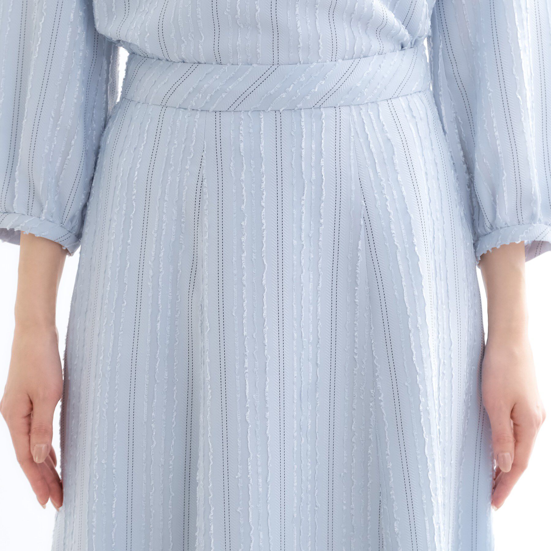 Reflect「【セットアップ可】ストライプ柄ジャカードスカート」|スカート|