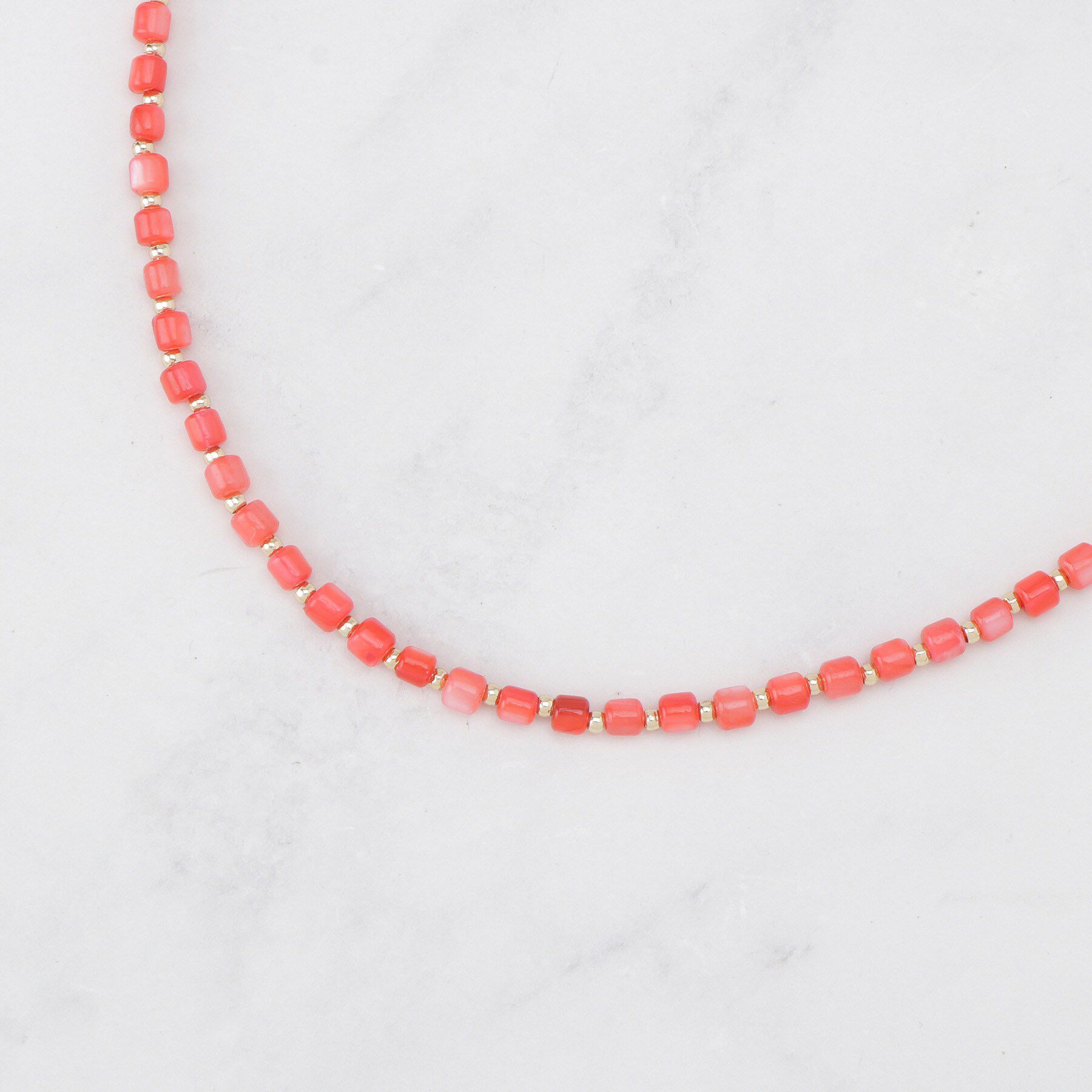 Reflect「天然シェルカラーネックレス」|ネックレス|