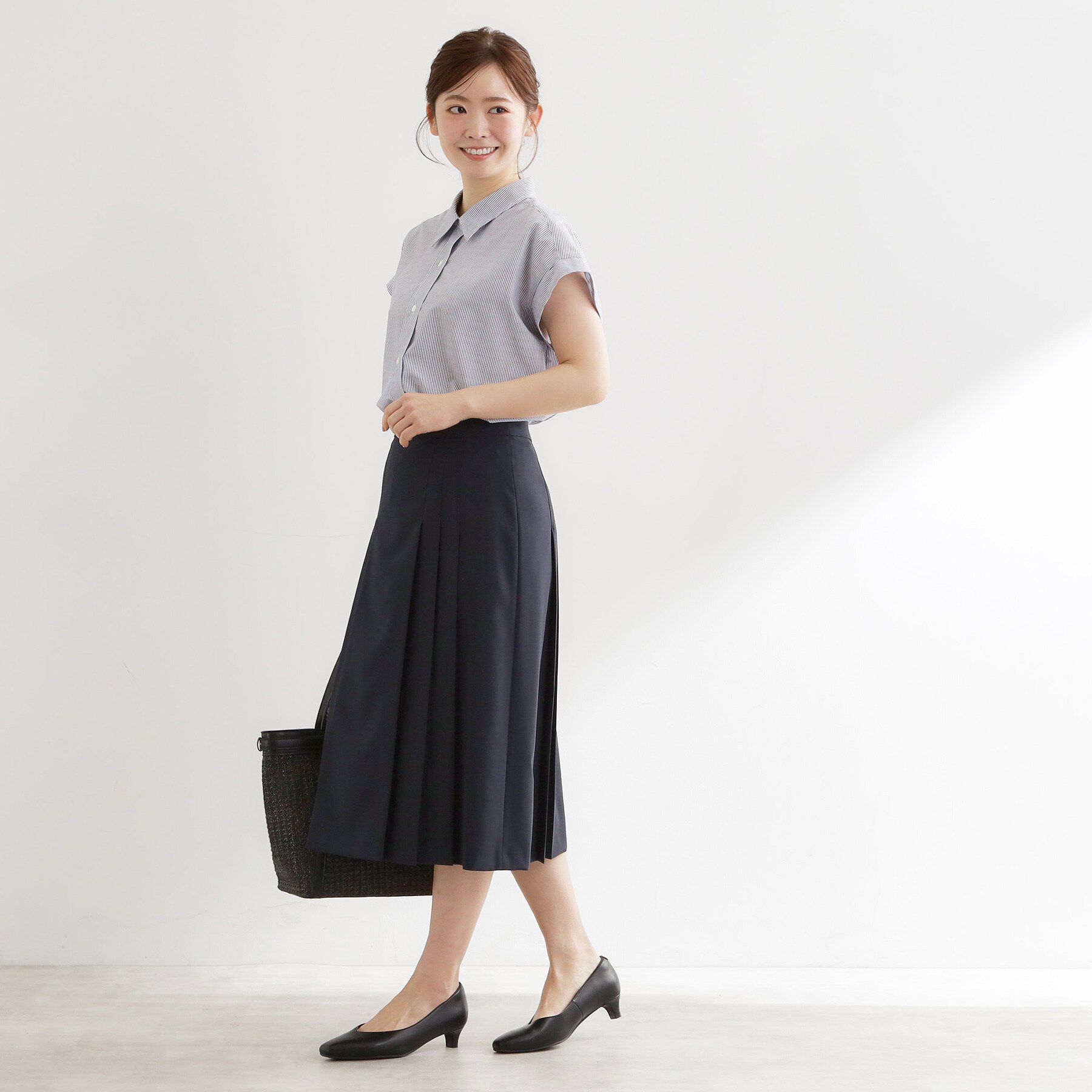 Reflect「タックプリーツセミロング丈スカート」|スカート|