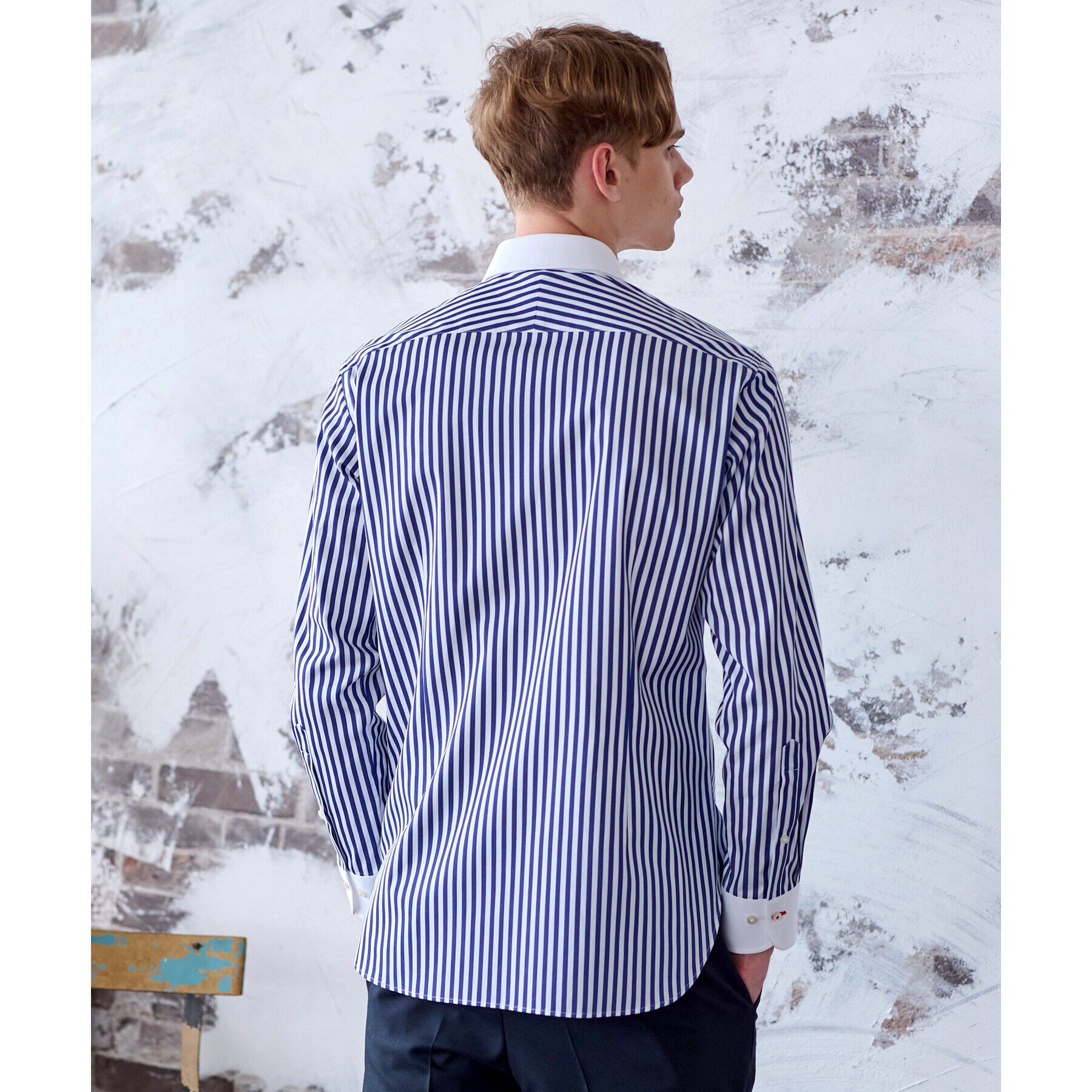 DRESSTERIOR「ロンストクレリックカラーシャツ」|シャツ・ブラウス|