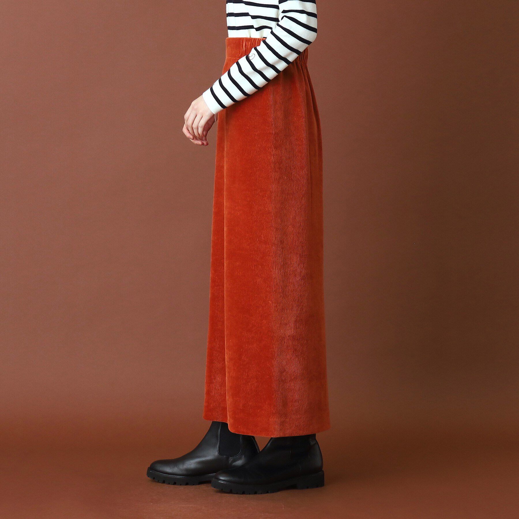 DRESSTERIOR「コーデュロイイージースカート」|スカート|