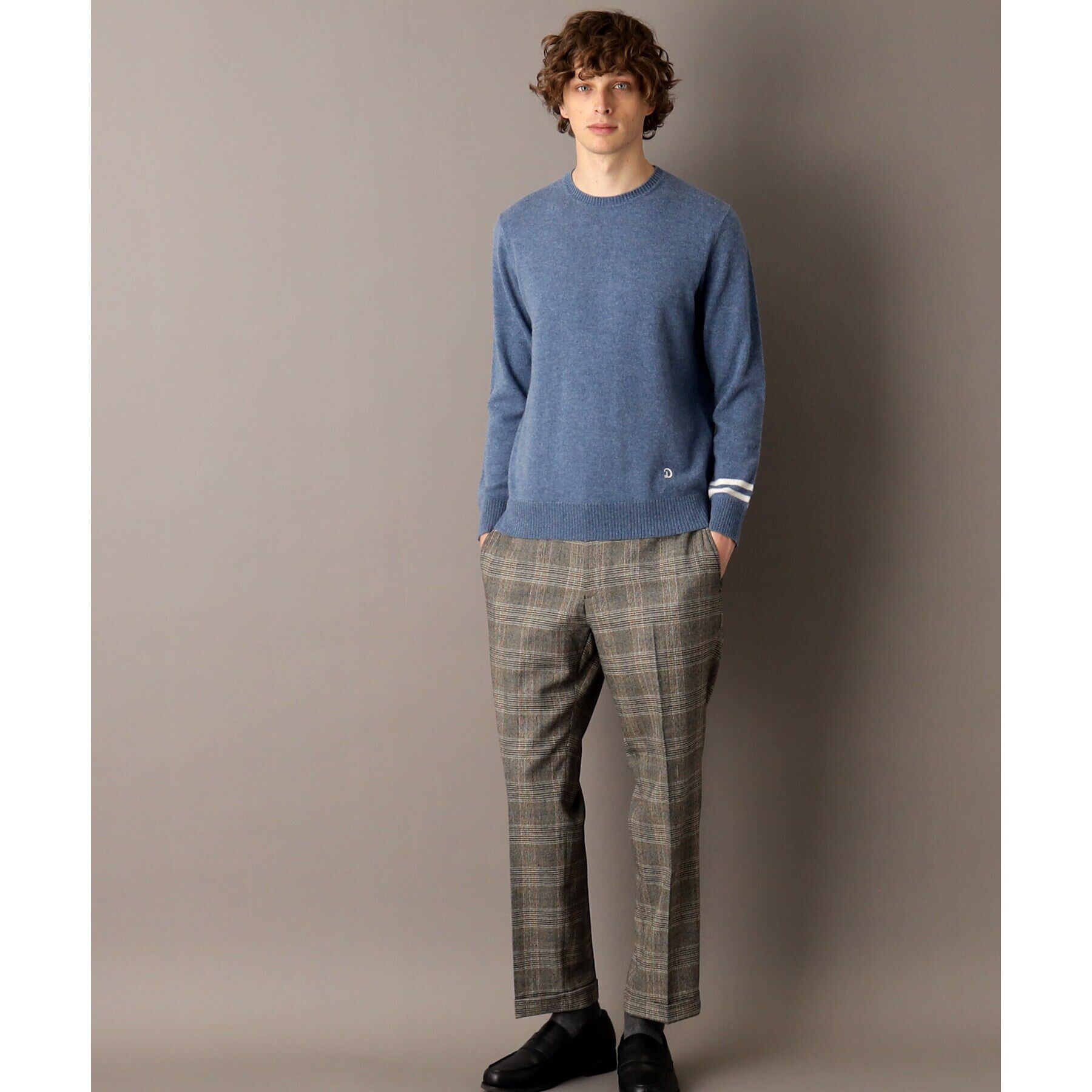 DRESSTERIOR「【カシミヤ100%】ピュアカシミヤクルーネックニット」|ニット・セーター|