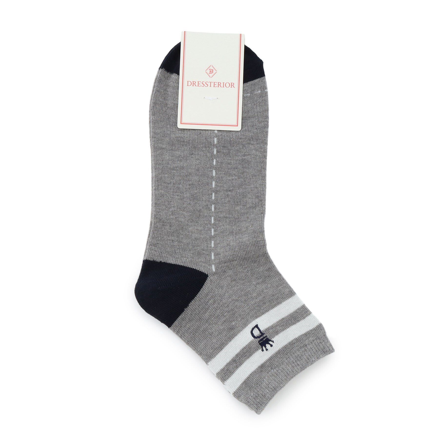 DRESSTERIOR「ステッチ柄　ハーフソックス」|ソックス|