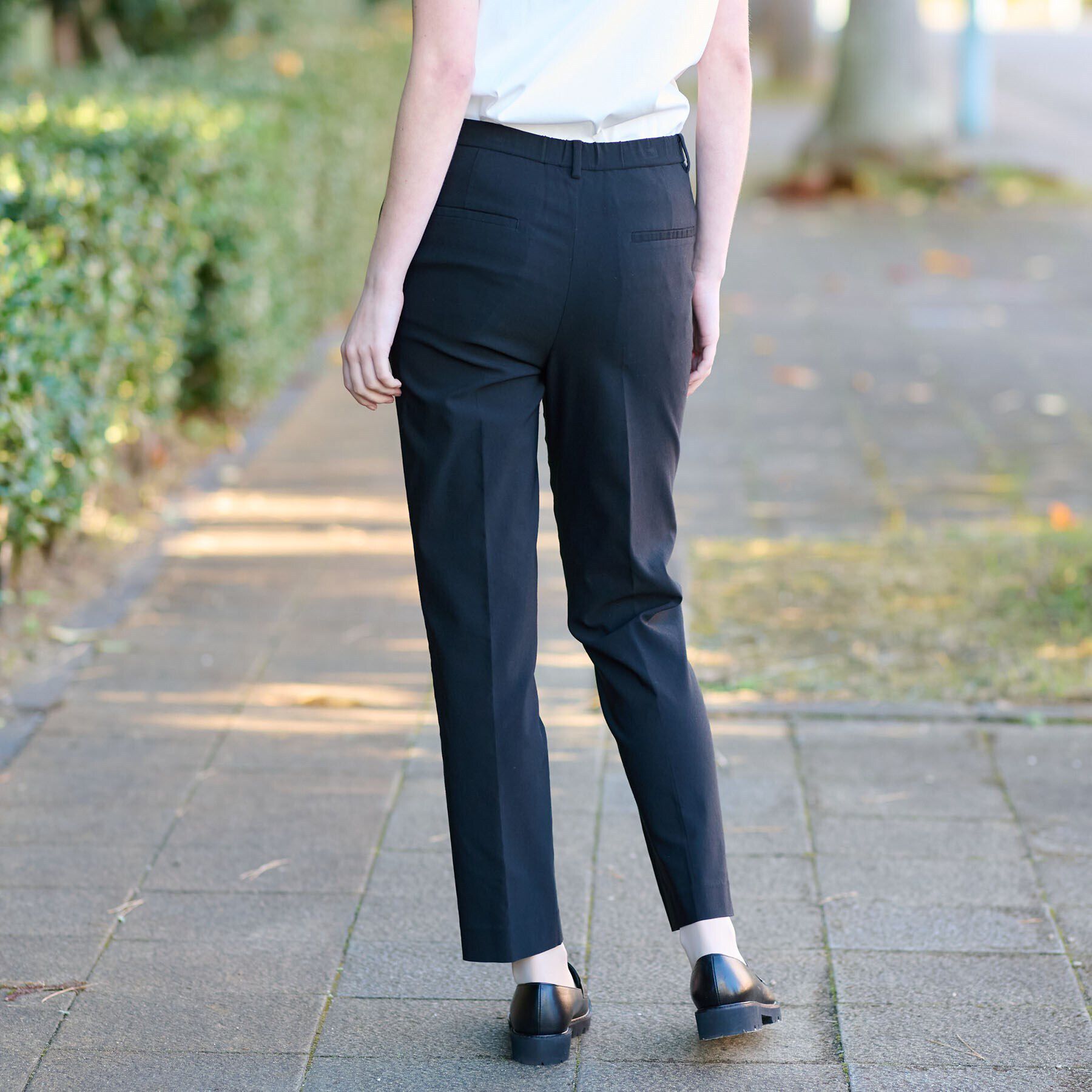 DRESSTERIOR「【洗える/接触冷感/通勤】ウォッシャブルストレッチテーパードパンツ」|その他|