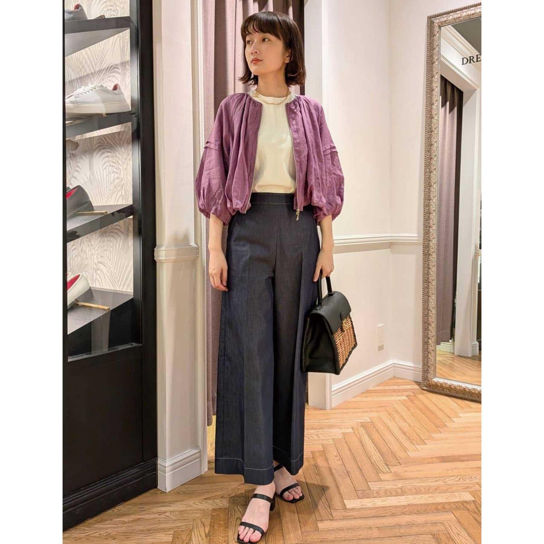 DRESSTERIOR「【洗える/リネン100％】ウォッシャブルペーパーリネンブルゾン」|ブルゾン・スタジャン|