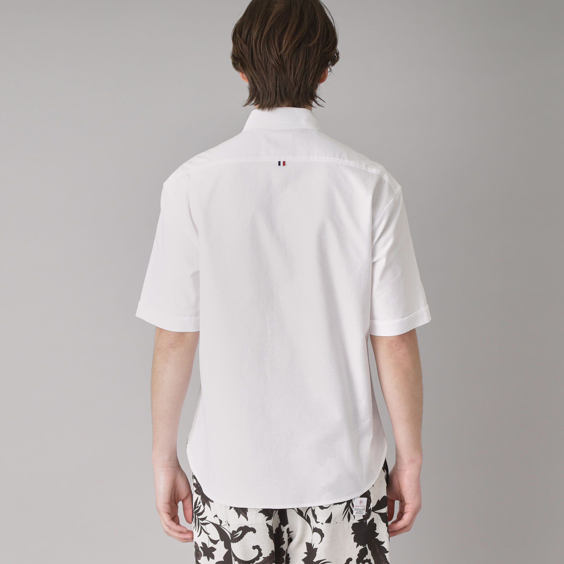 DRESSTERIOR「メッシュエアー ハーフスリーブシャツ」|シャツ・ブラウス|