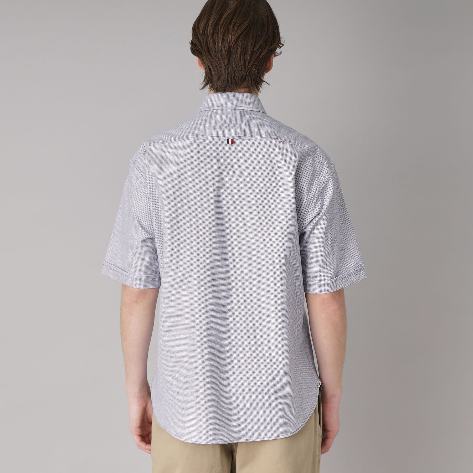 DRESSTERIOR「メッシュエアー ハーフスリーブシャツ」|シャツ・ブラウス|