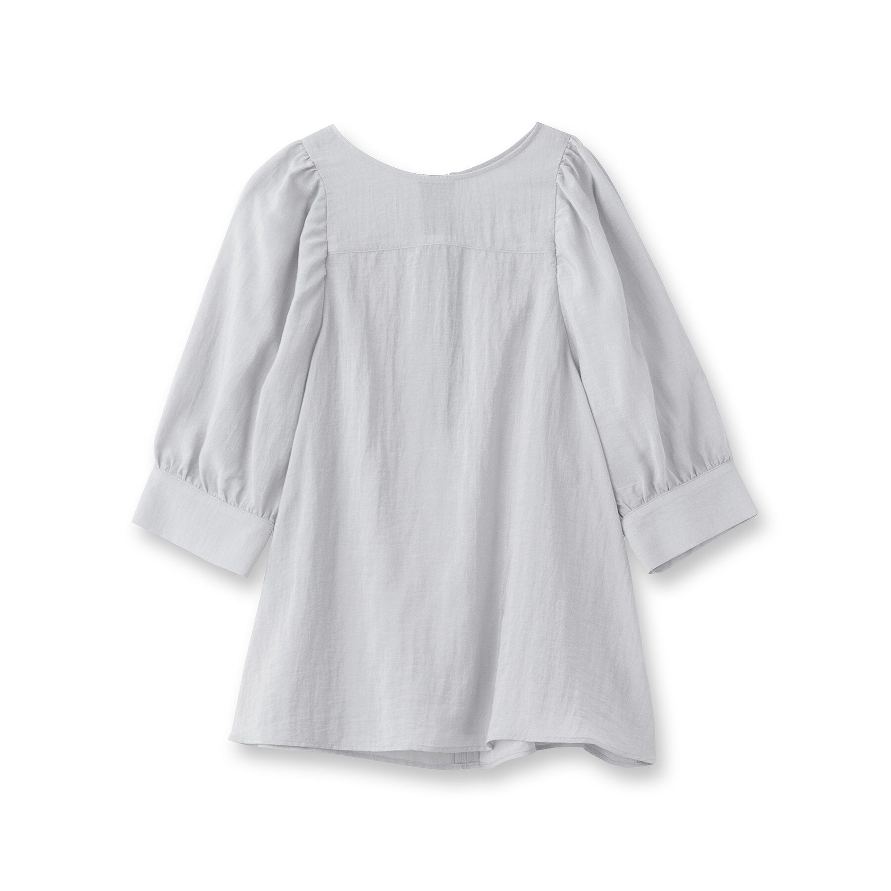 DRESSTERIOR「【洗える/清涼感】ボリュームスリーブバックジップブラウス」|シャツ・ブラウス|