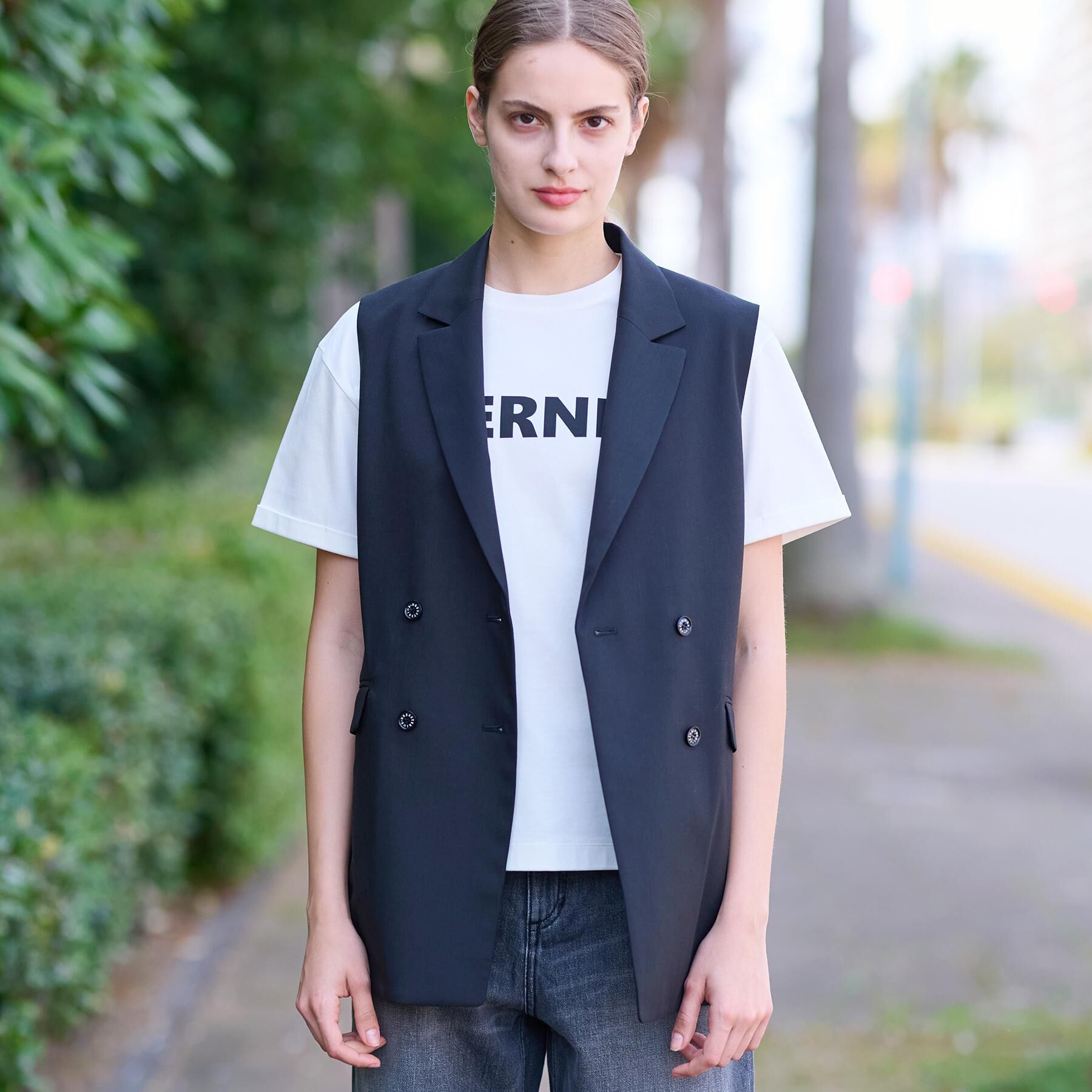 DRESSTERIOR「テーラードサマージレ」|ベスト・ジレ|