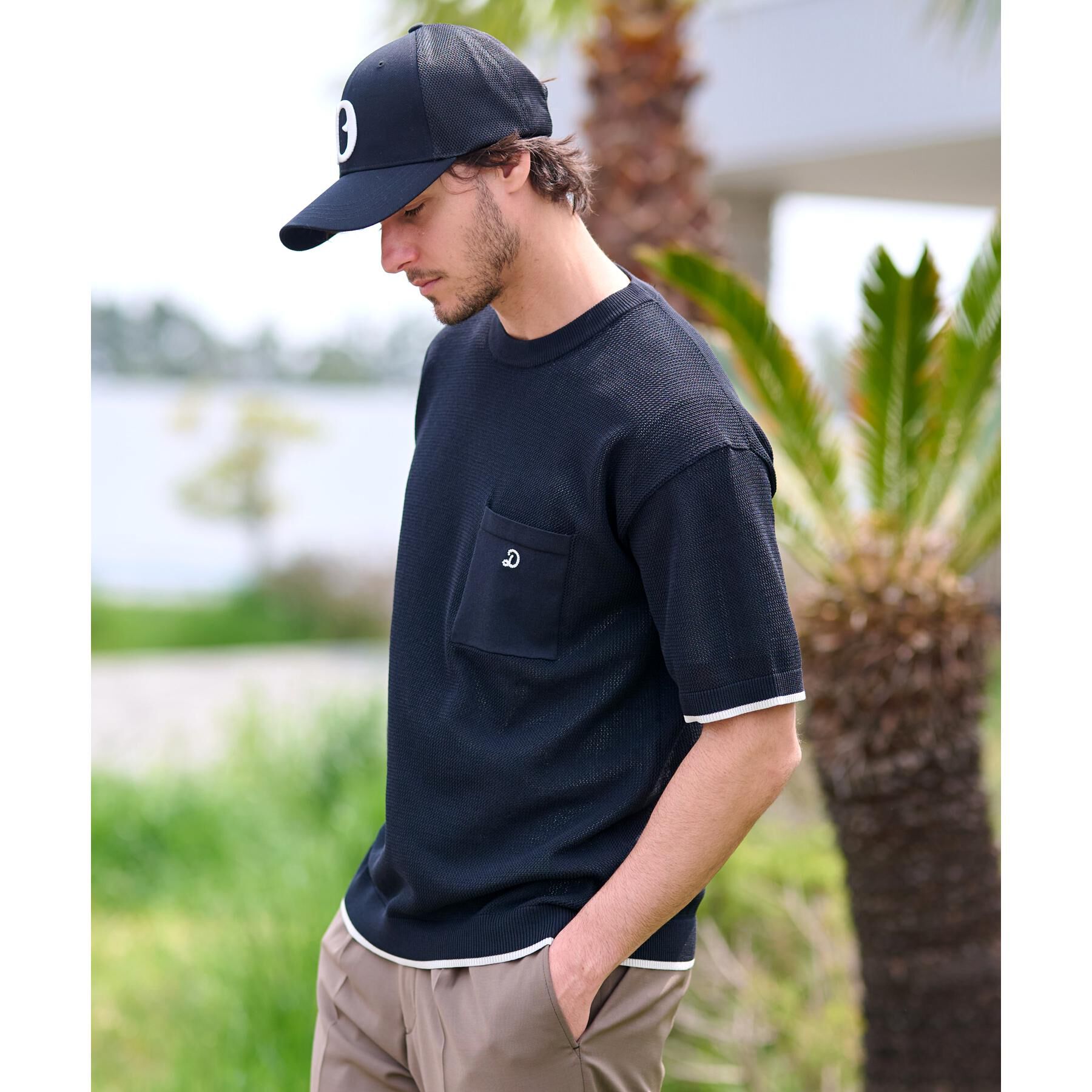 DRESSTERIOR「ドライメッシュニット」|ニット・セーター|