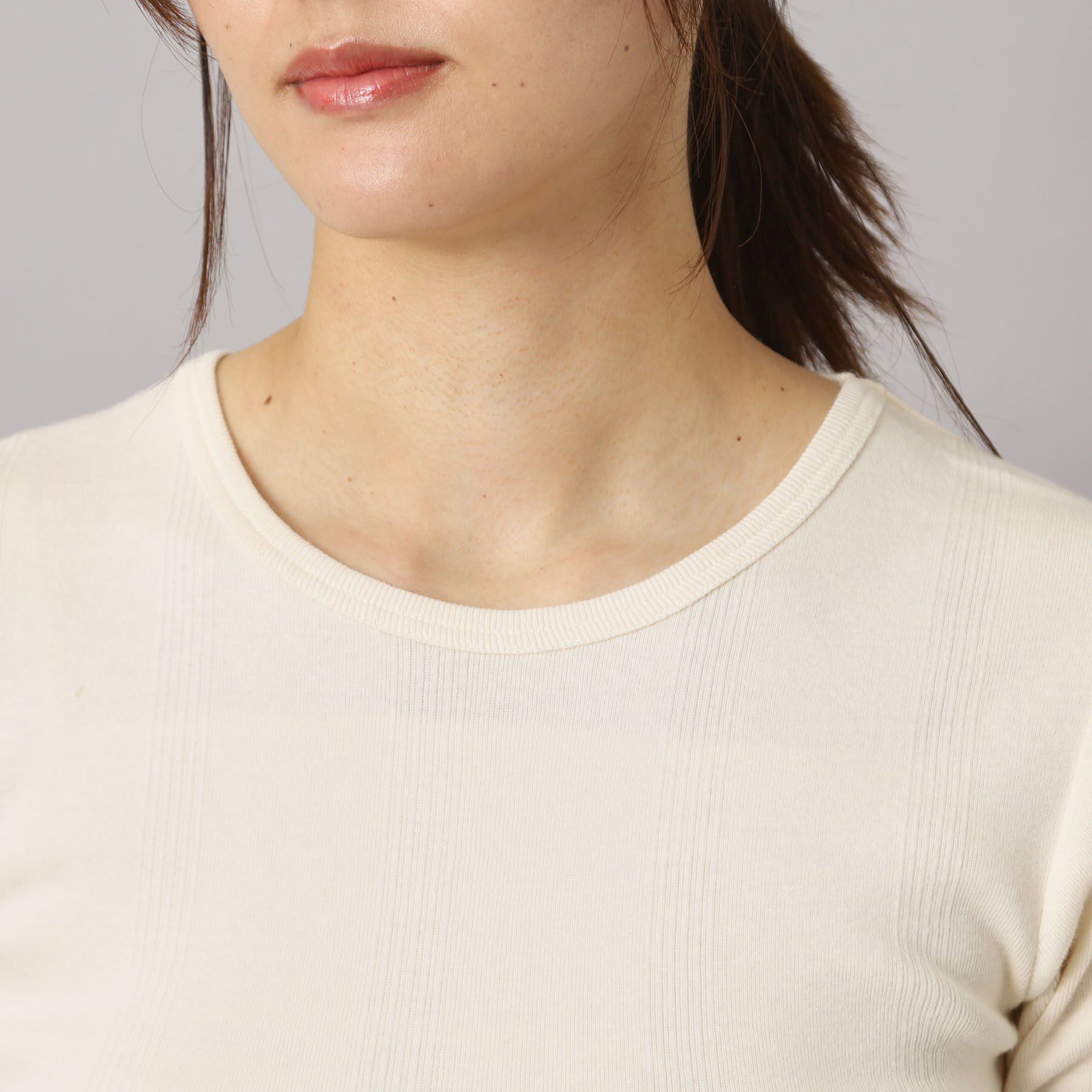 DRESSTERIOR「Robert．P．Miller（ロベルト・ピー・ミラー）パネルリブクルーネックTシャツ」|Tシャツ・カットソー|