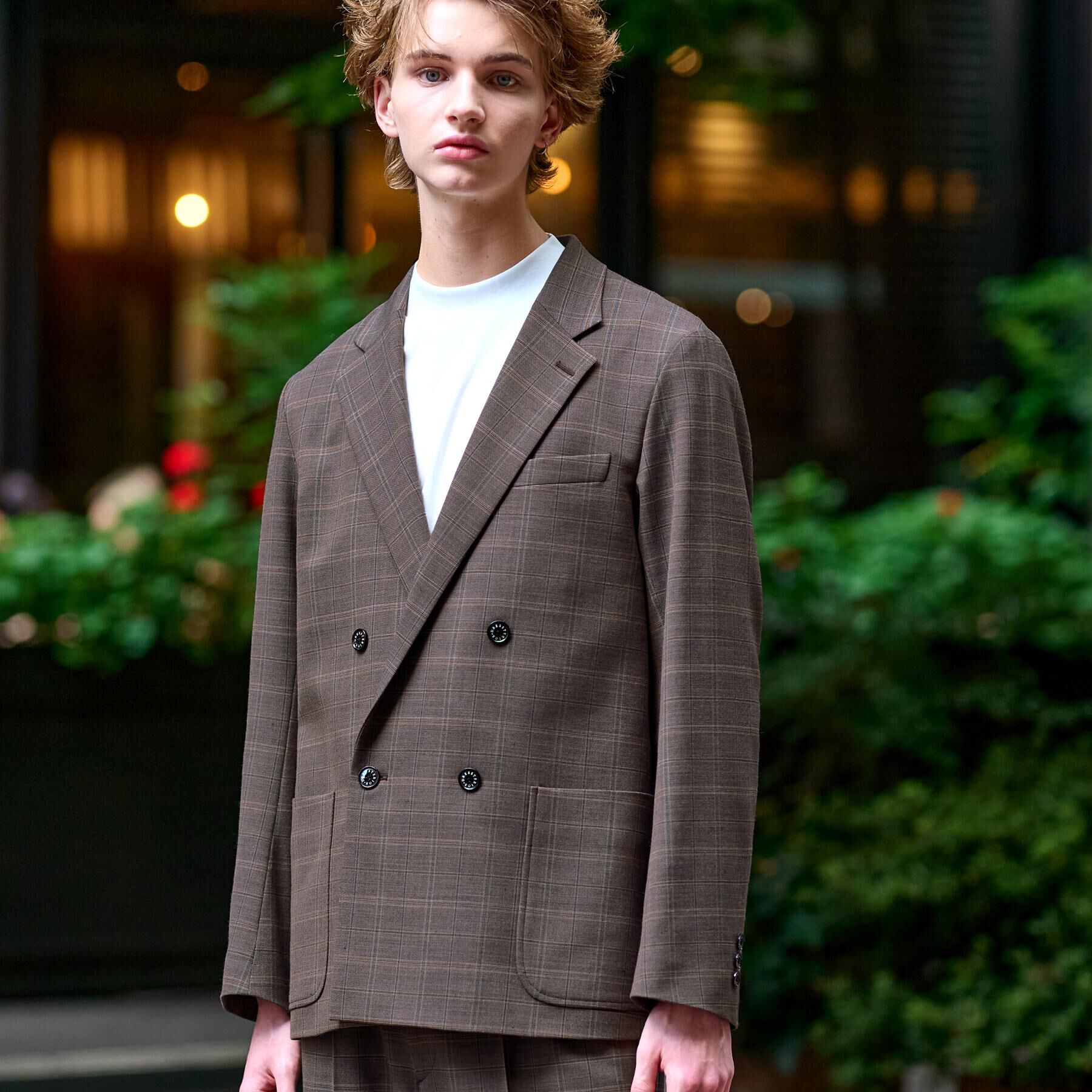 DRESSTERIOR「【セットアップ可】2WAYストレッチ コンフォータブルチェックジャケット」|テーラードジャケット|