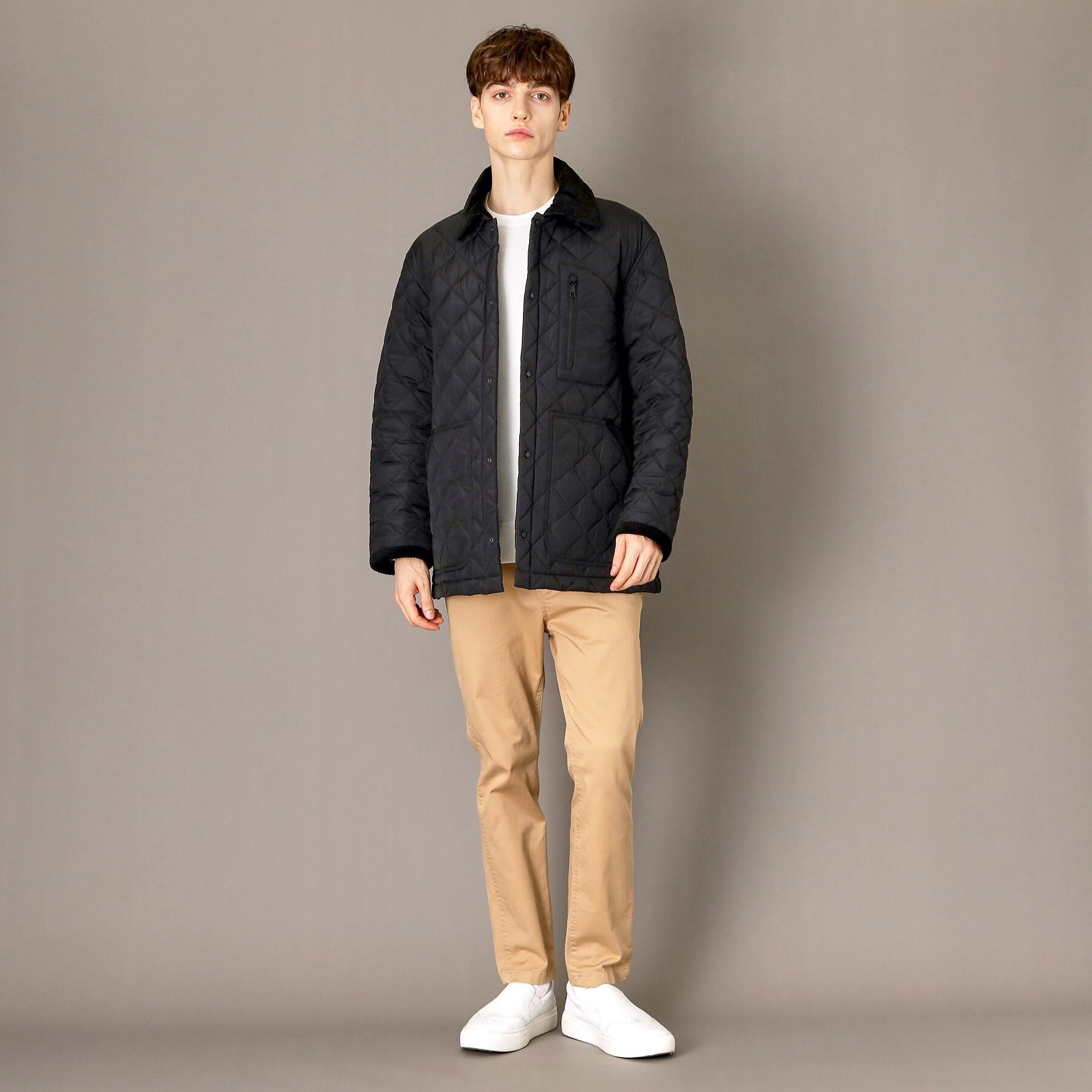DRESSTERIOR「キルティング ハンティングジャケット」|ブルゾン・スタジャン|