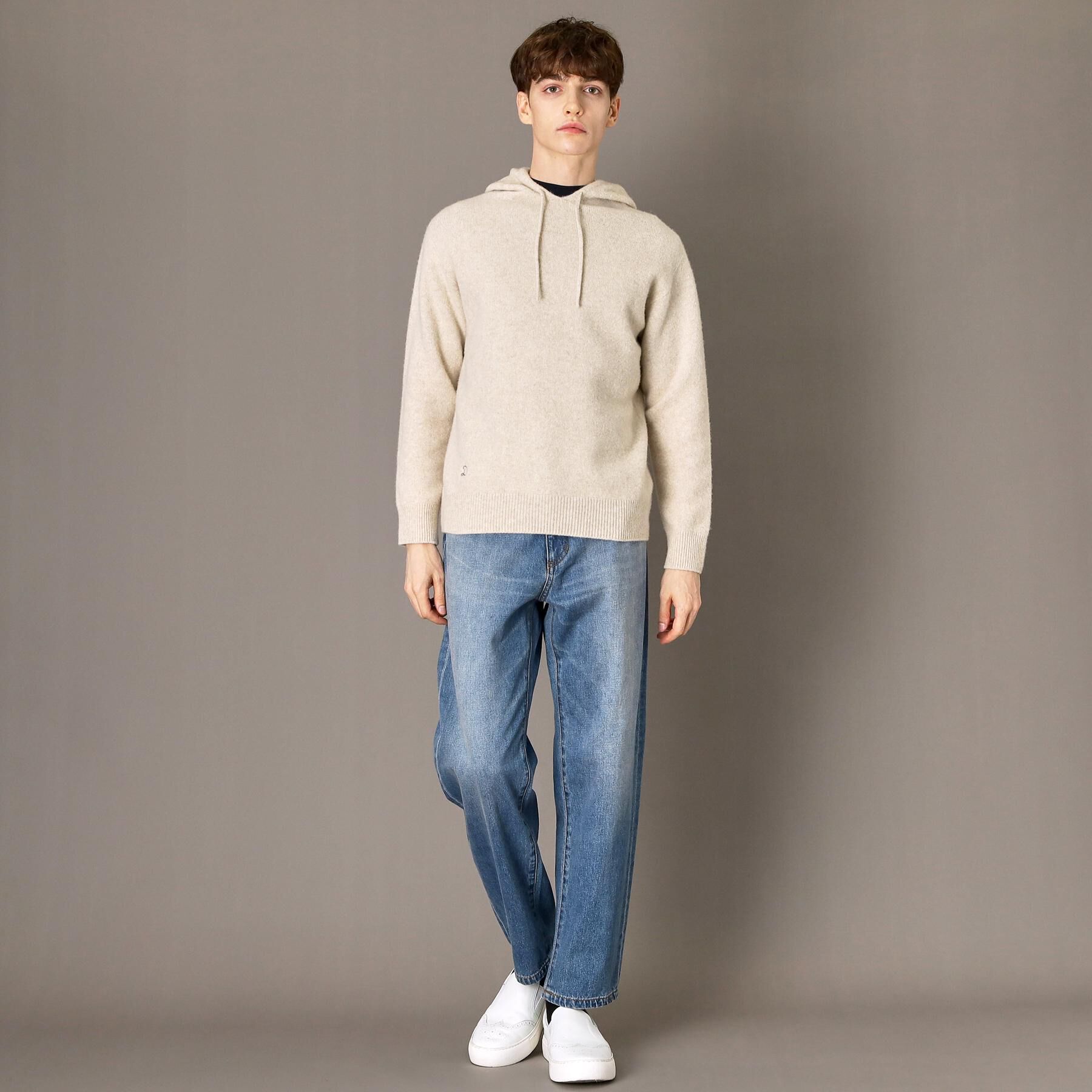 DRESSTERIOR「カシミヤブレンドフードニット」|ニット・セーター|