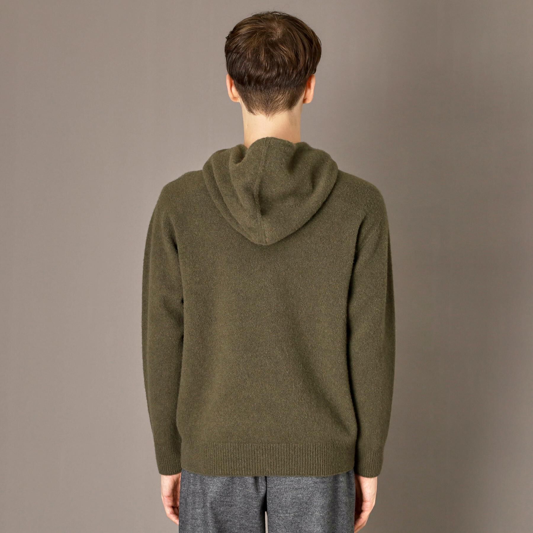 DRESSTERIOR「カシミヤブレンドフードニット」|ニット・セーター|