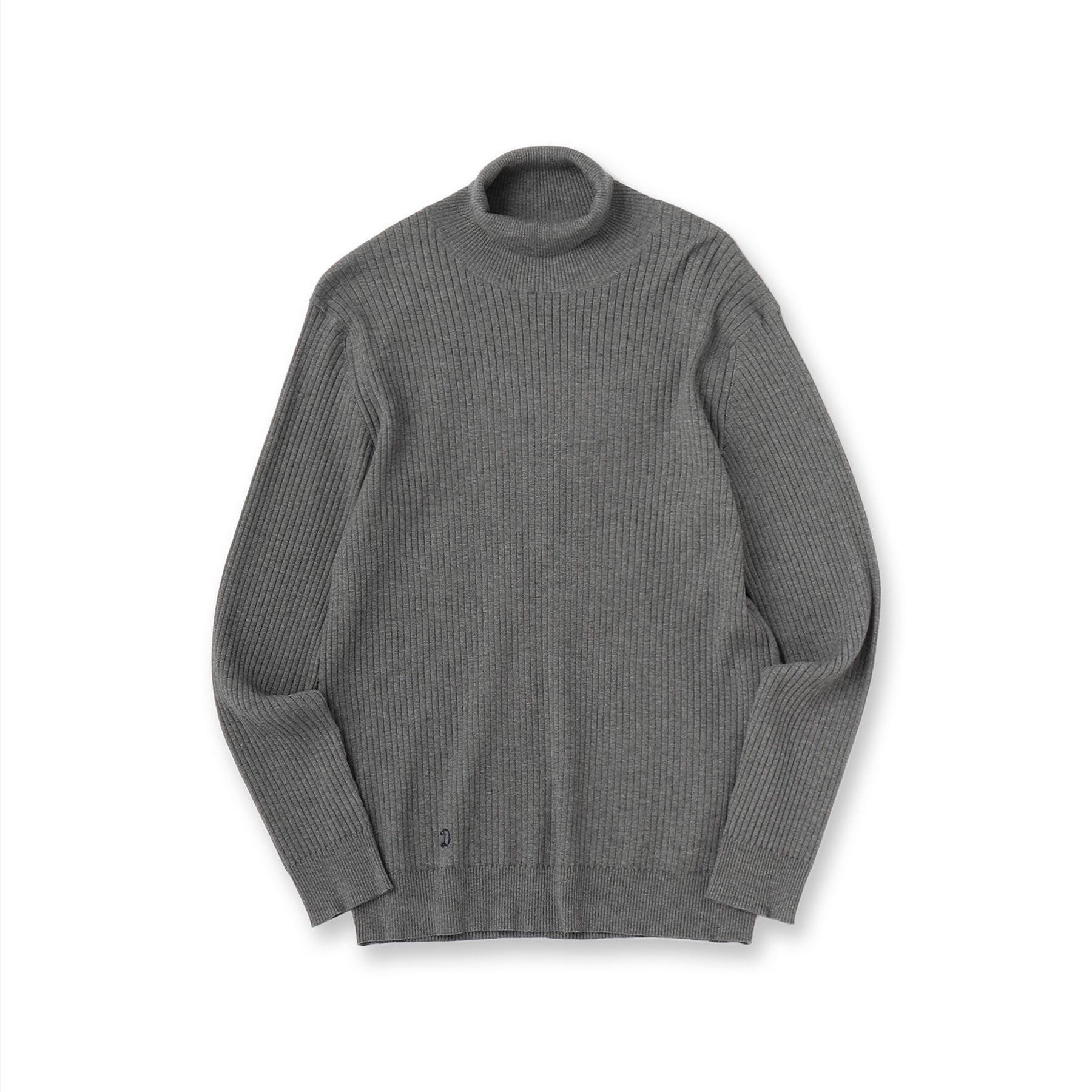 DRESSTERIOR「ワイドリブ タートルネックニット」|ニット・セーター|