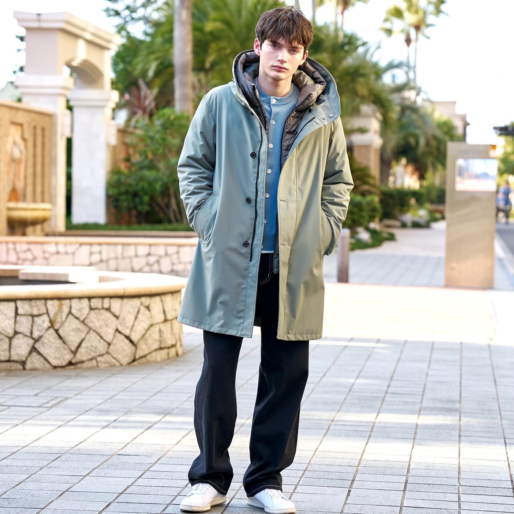 DRESSTERIOR「【3WAY/撥水素材/インナー付】3WAYダウンコート」|ダウン|