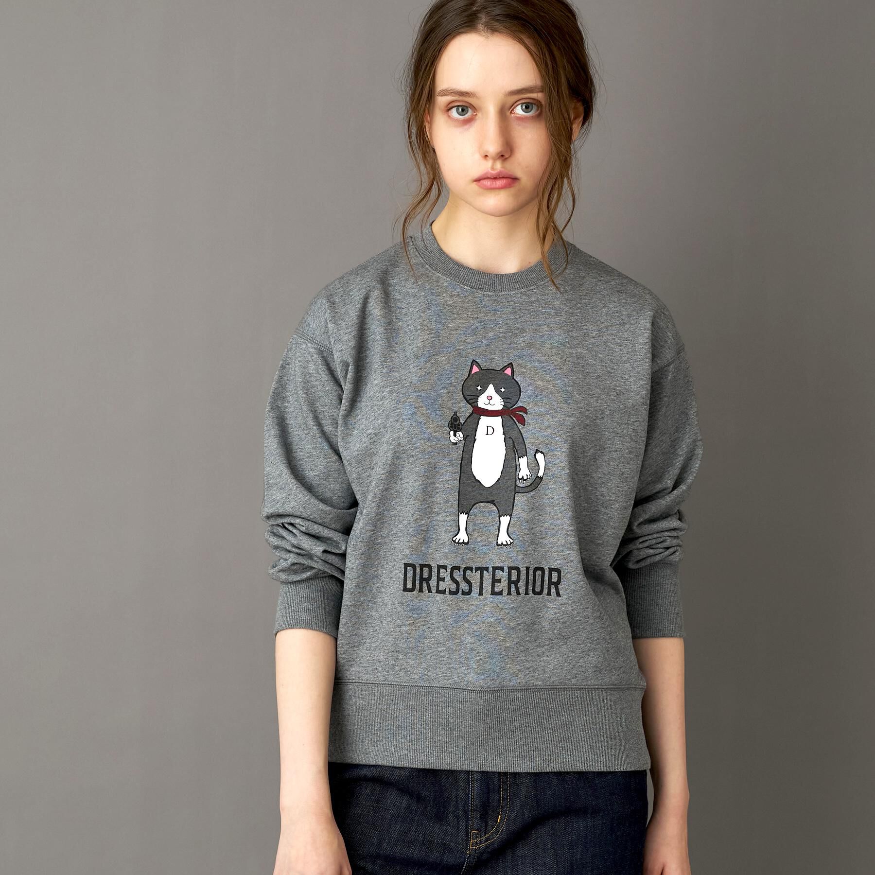 DRESSTERIOR「【ECルクア別注】キャット裏毛スウェット」|パーカー|