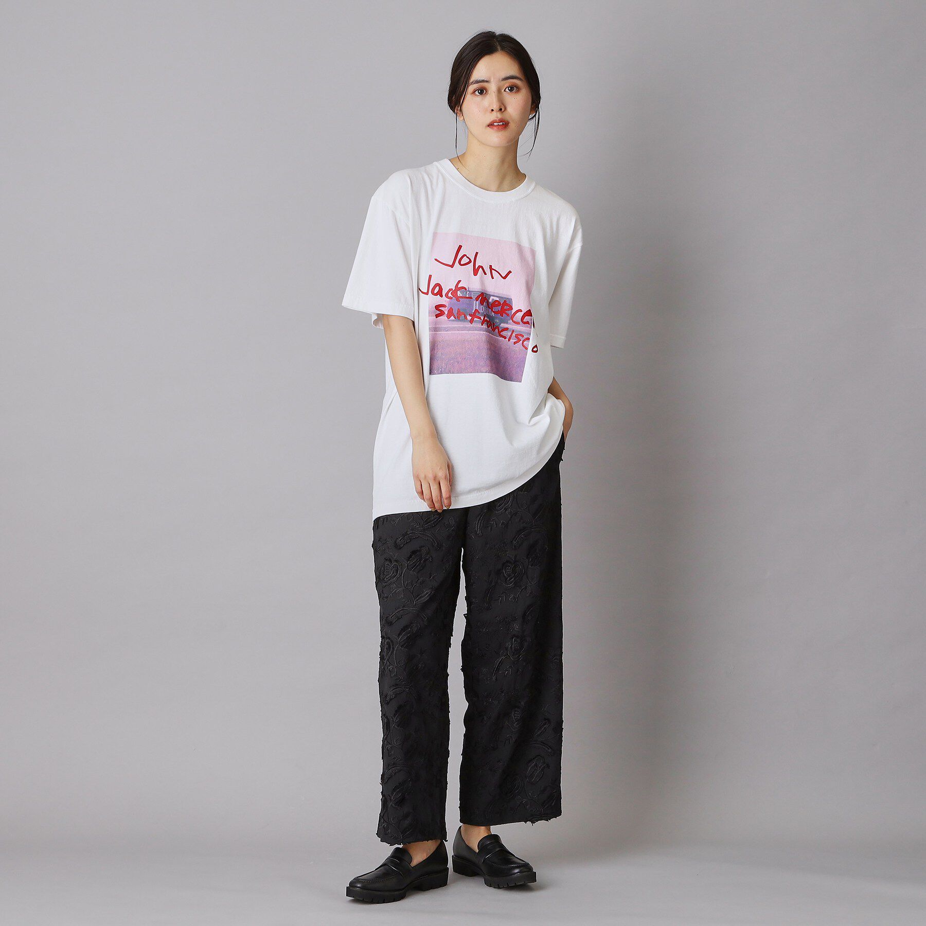 DRESSTERIOR「コットンエンブロイダリー イージーパンツ」|その他|