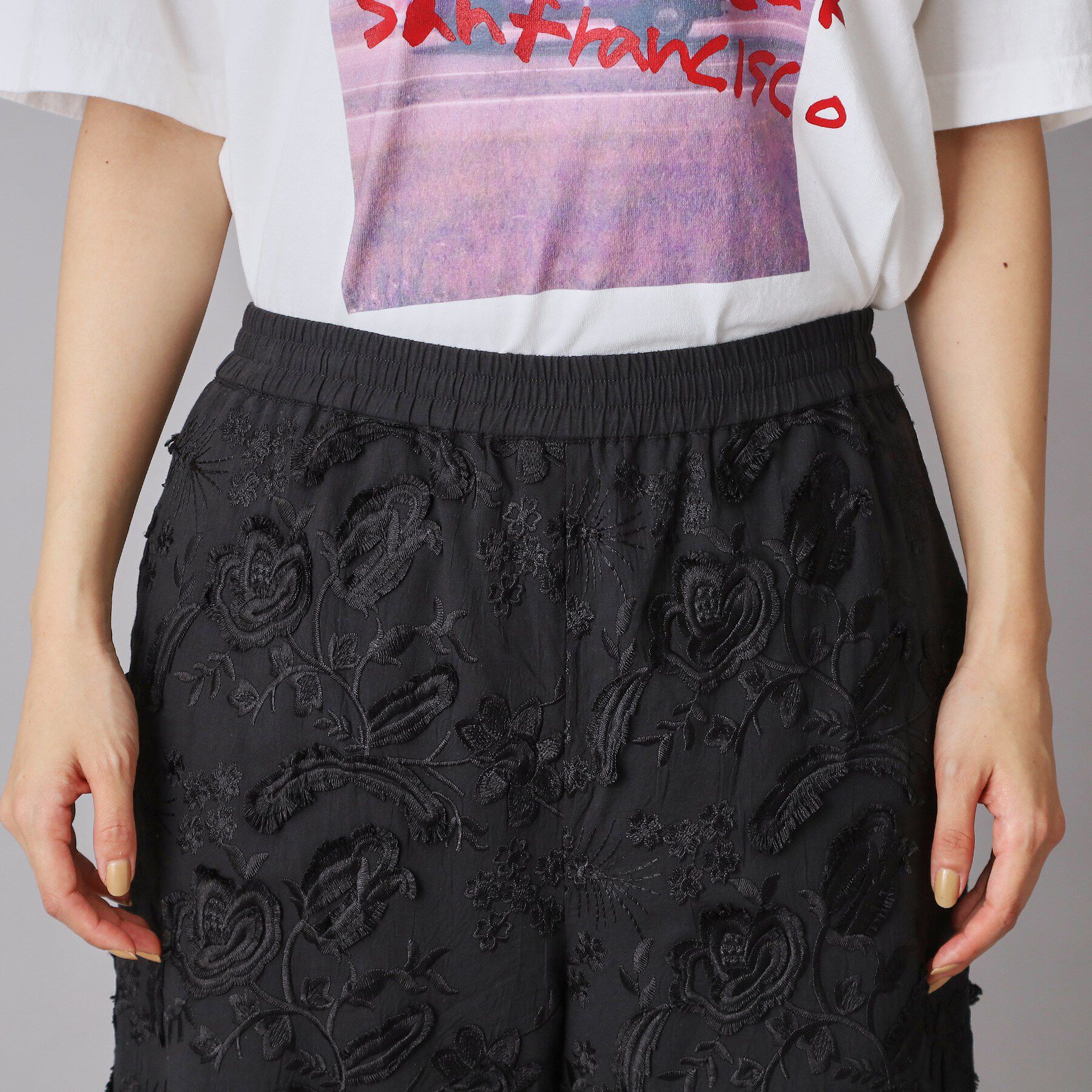 DRESSTERIOR「コットンエンブロイダリー イージーパンツ」|その他|