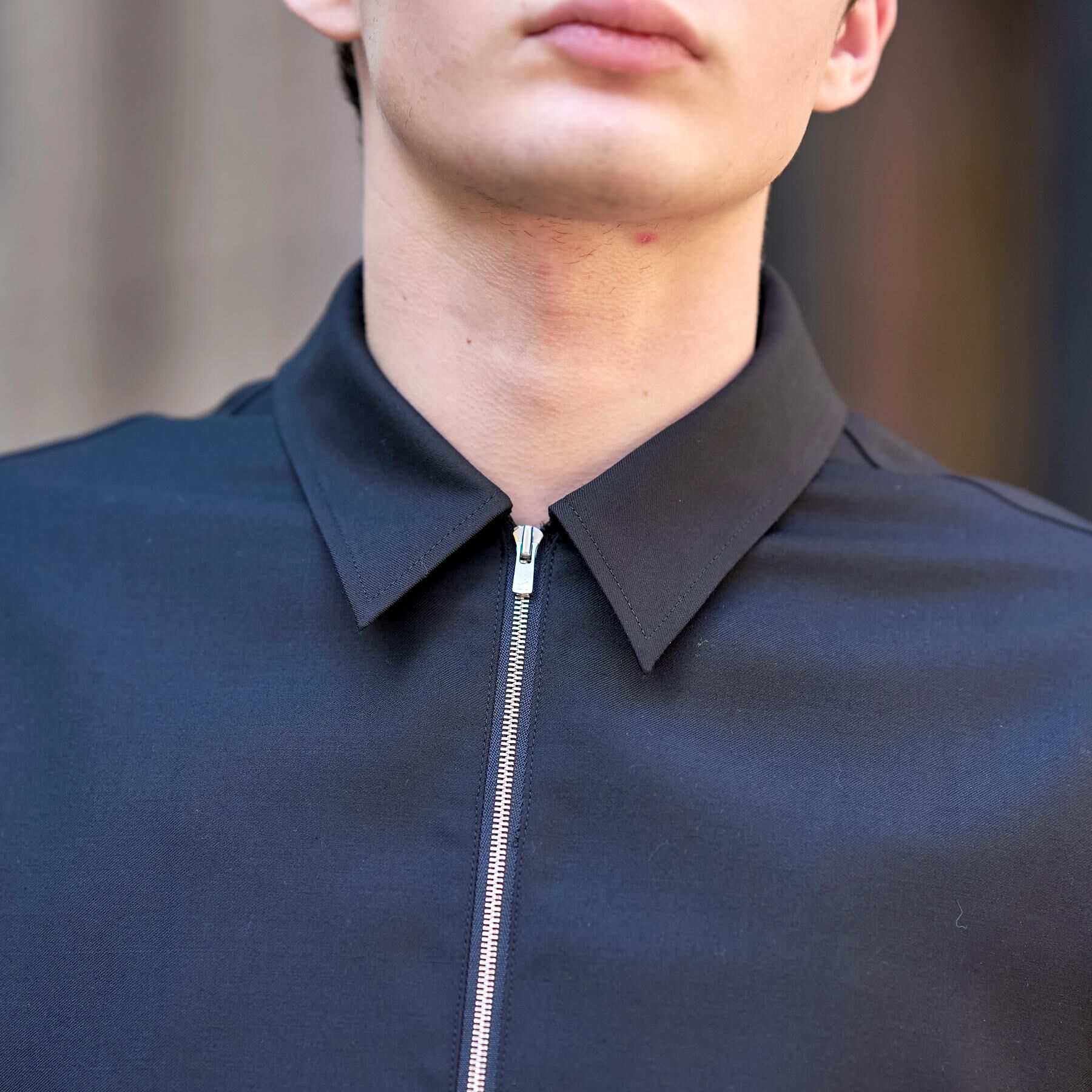 DRESSTERIOR「【家庭洗濯可】ウォッシャブル ウールハリントン ジャケット」|ブルゾン・スタジャン|