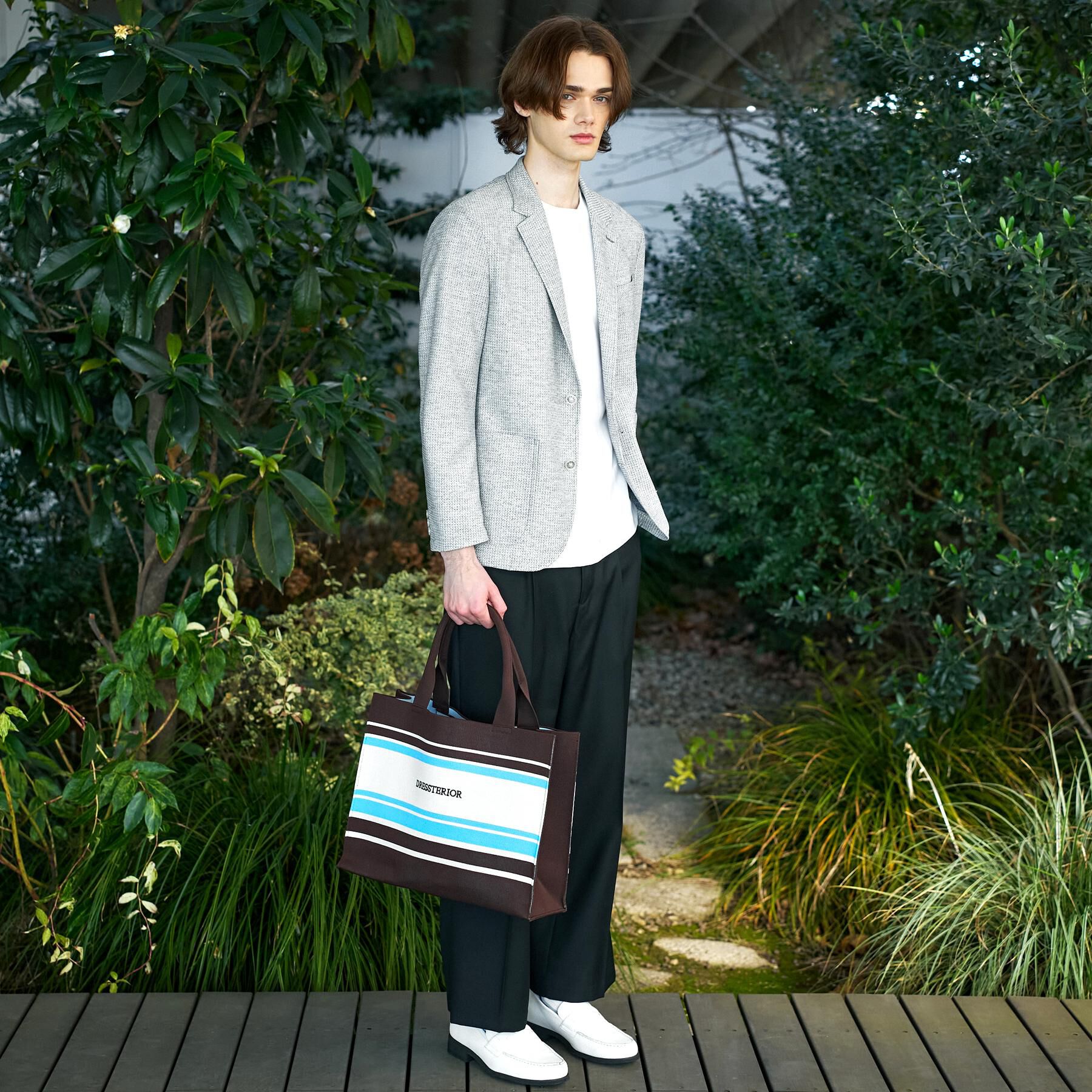 DRESSTERIOR「【Safari5月号掲載】鹿の子 コンフォータブルジャケット」|テーラードジャケット|