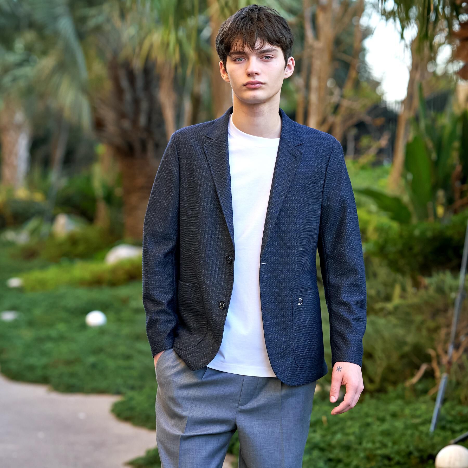 DRESSTERIOR「【Safari5月号掲載】鹿の子 コンフォータブルジャケット」|テーラードジャケット|