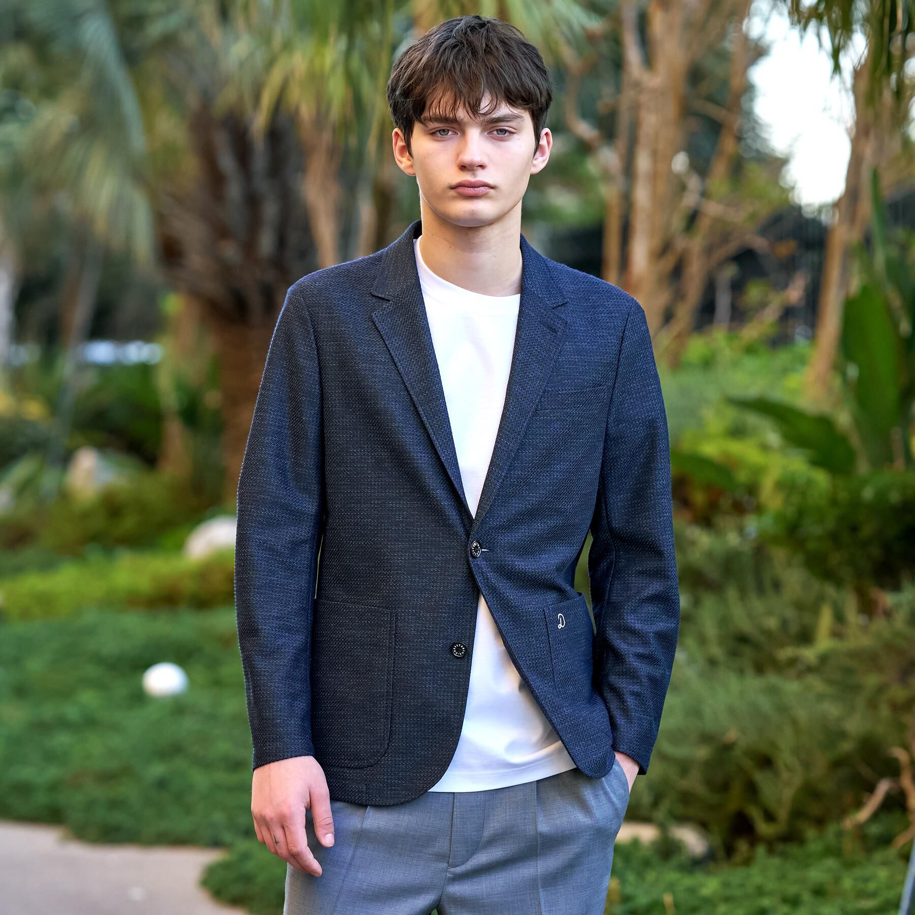 DRESSTERIOR「【Safari5月号掲載】鹿の子 コンフォータブルジャケット」|テーラードジャケット|