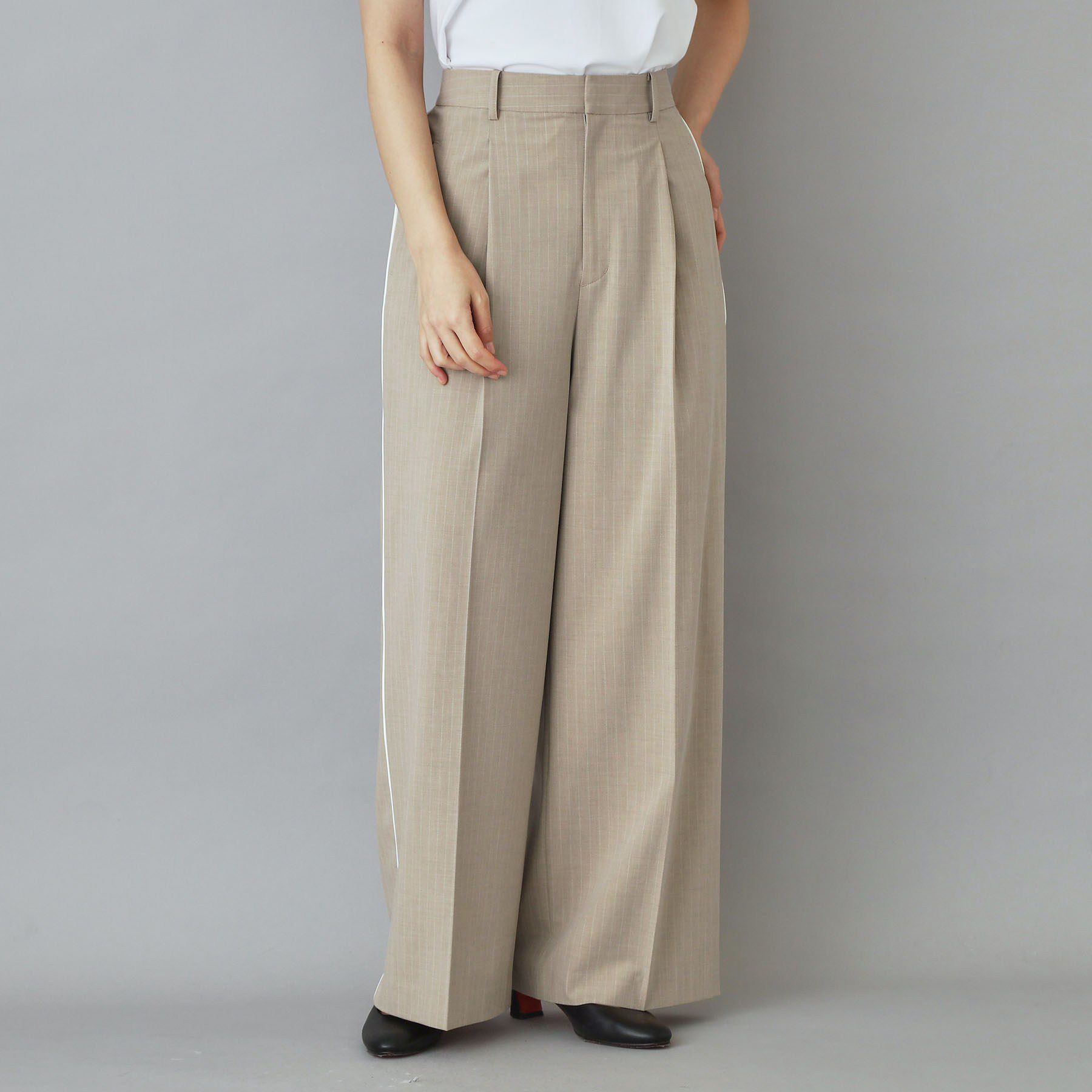 DRESSTERIOR「【セットアップ可】ストライプ2WAYストレッチ サイドラインパンツ」|その他|