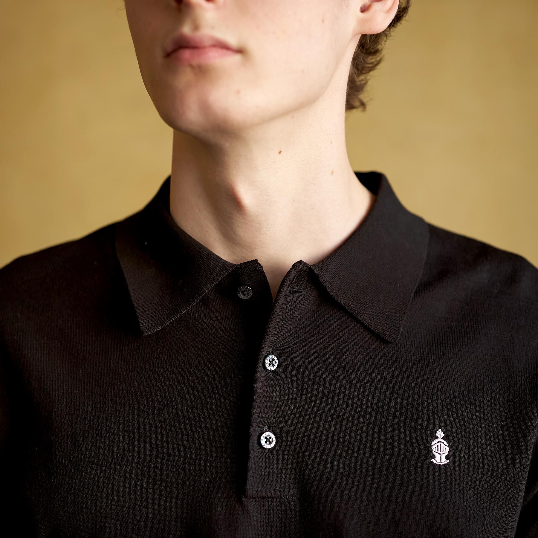 DRESSTERIOR「【ウォッシャブル】コットンシルク混 ニットポロシャツ」|ニット・セーター|