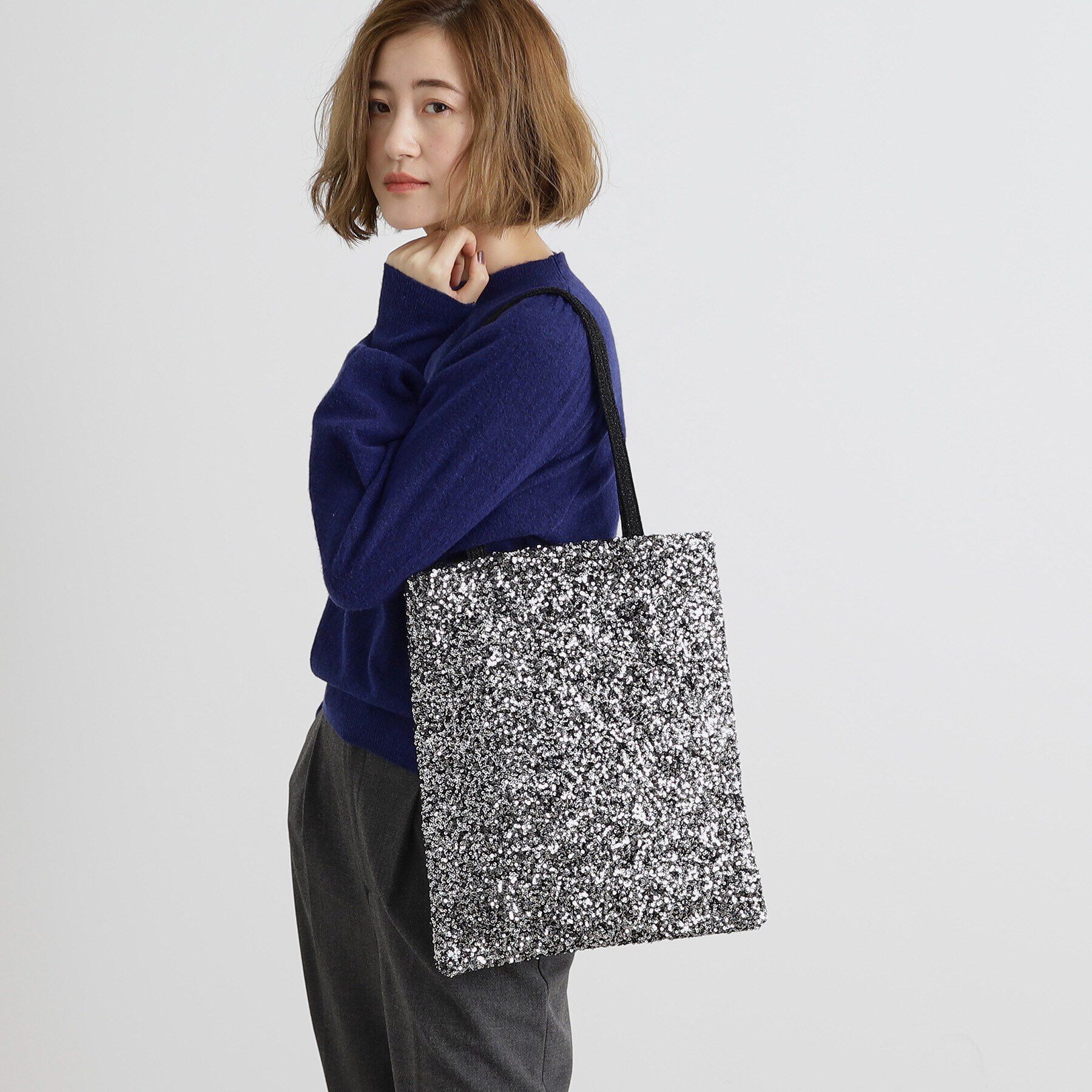 grove「【A4】スパンコールトート【入卒対応可】」|トートバッグ|