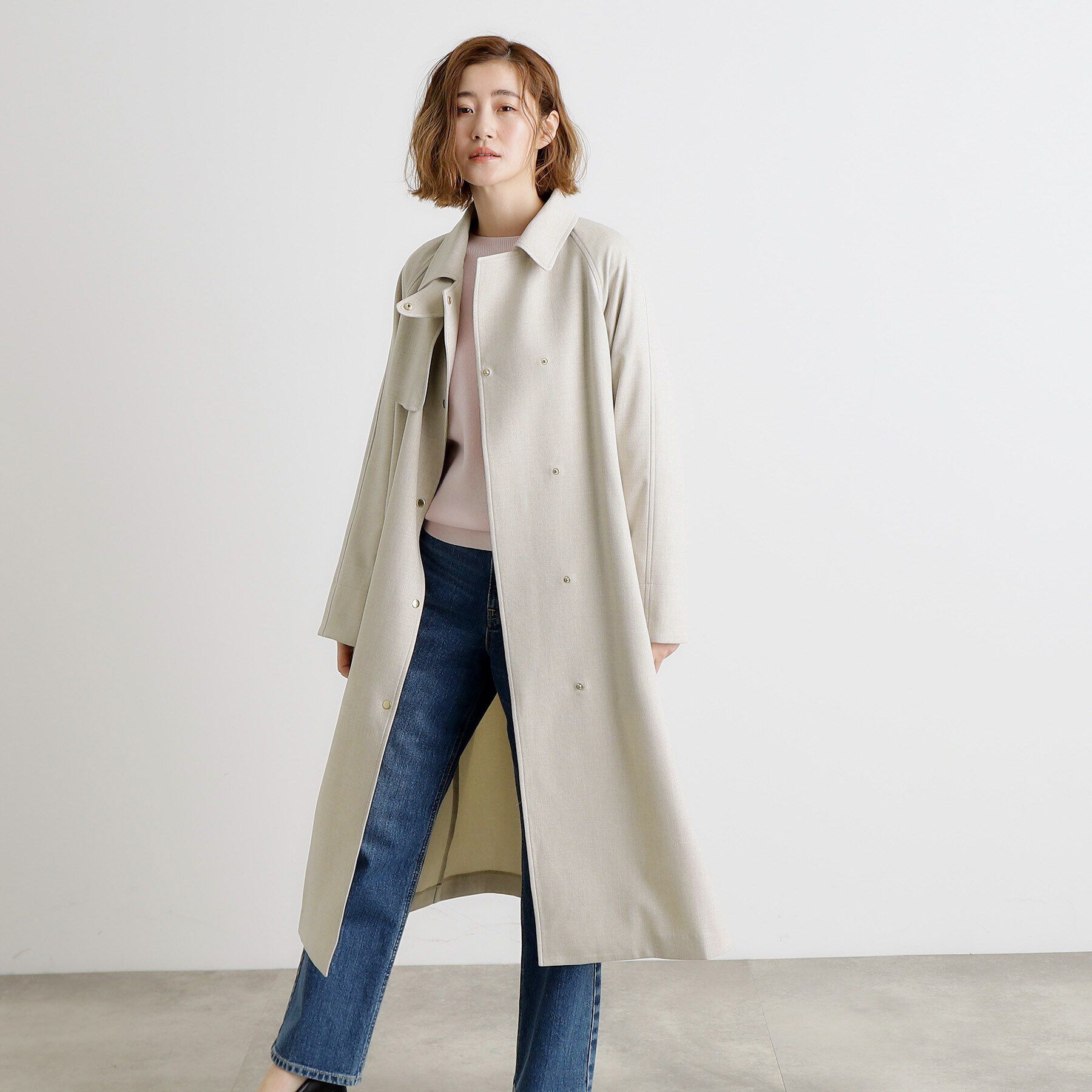 grove「【雑誌掲載】ツイルトレンチコート」|トレンチコート|