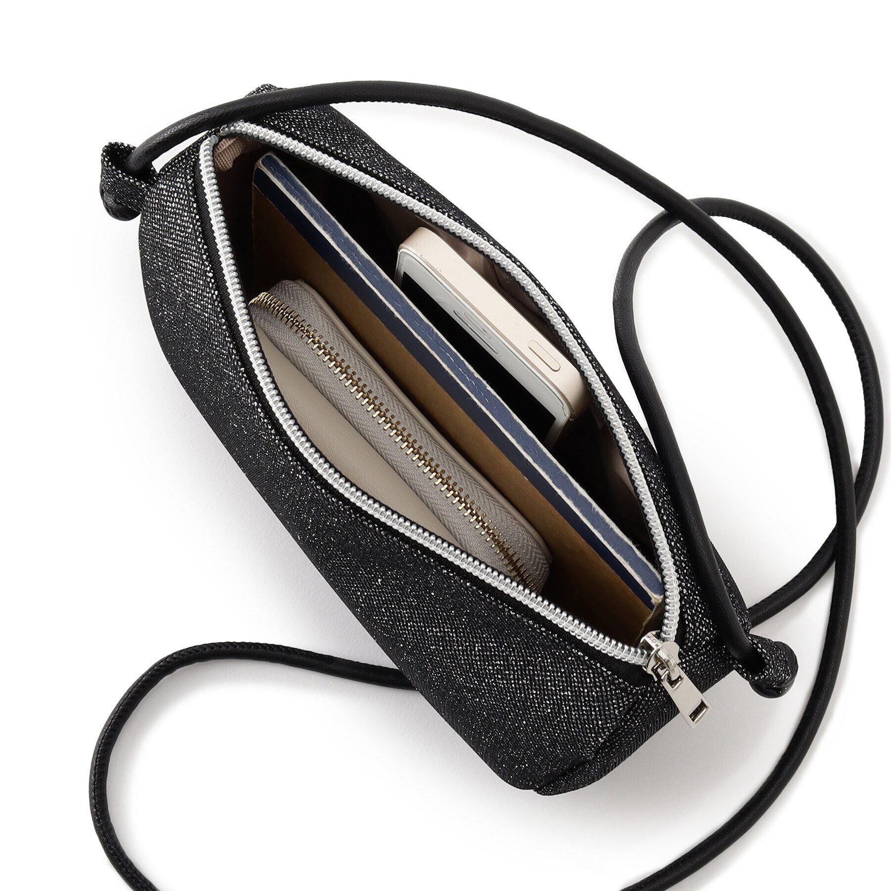 grove「ラメラウンドミニショルダー」|ショルダー・メッセンジャー|