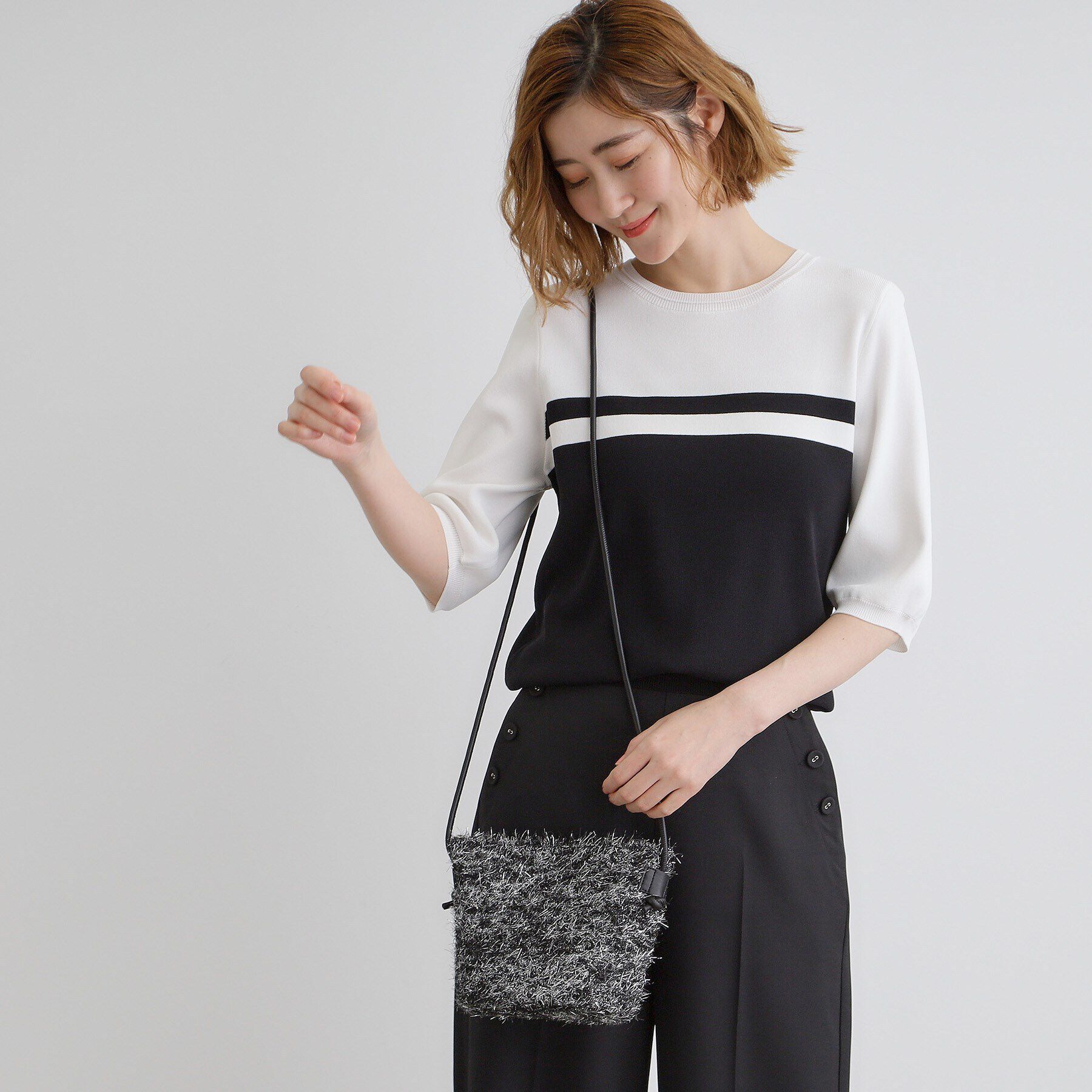 grove「ラメシャギーブレードショルダー」|ショルダー・メッセンジャー|