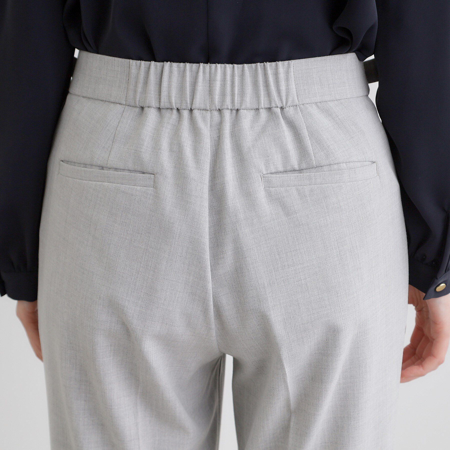 grove「【洗濯機で洗える】2WAYストレッチテーパードパンツ」|その他|