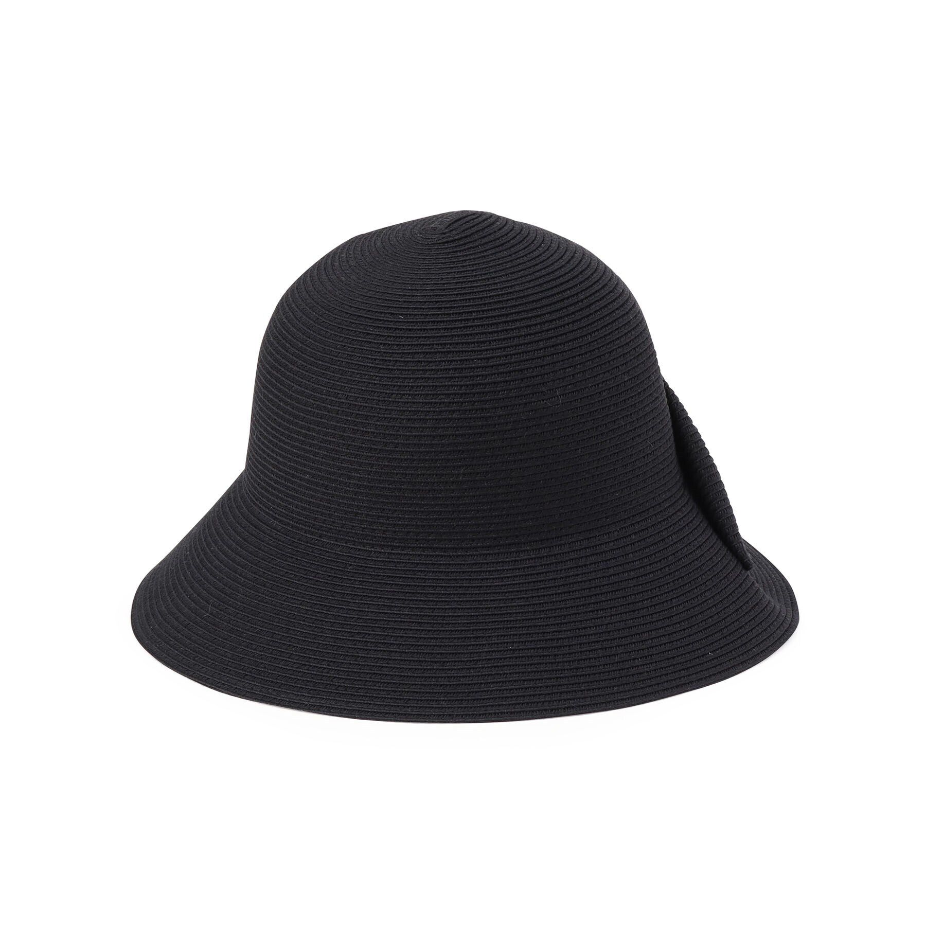 grove「ウォッシャブルスリットリボンハット【手洗い可・UVカット・サイズ調整可】」|ハット|ブラック(019)